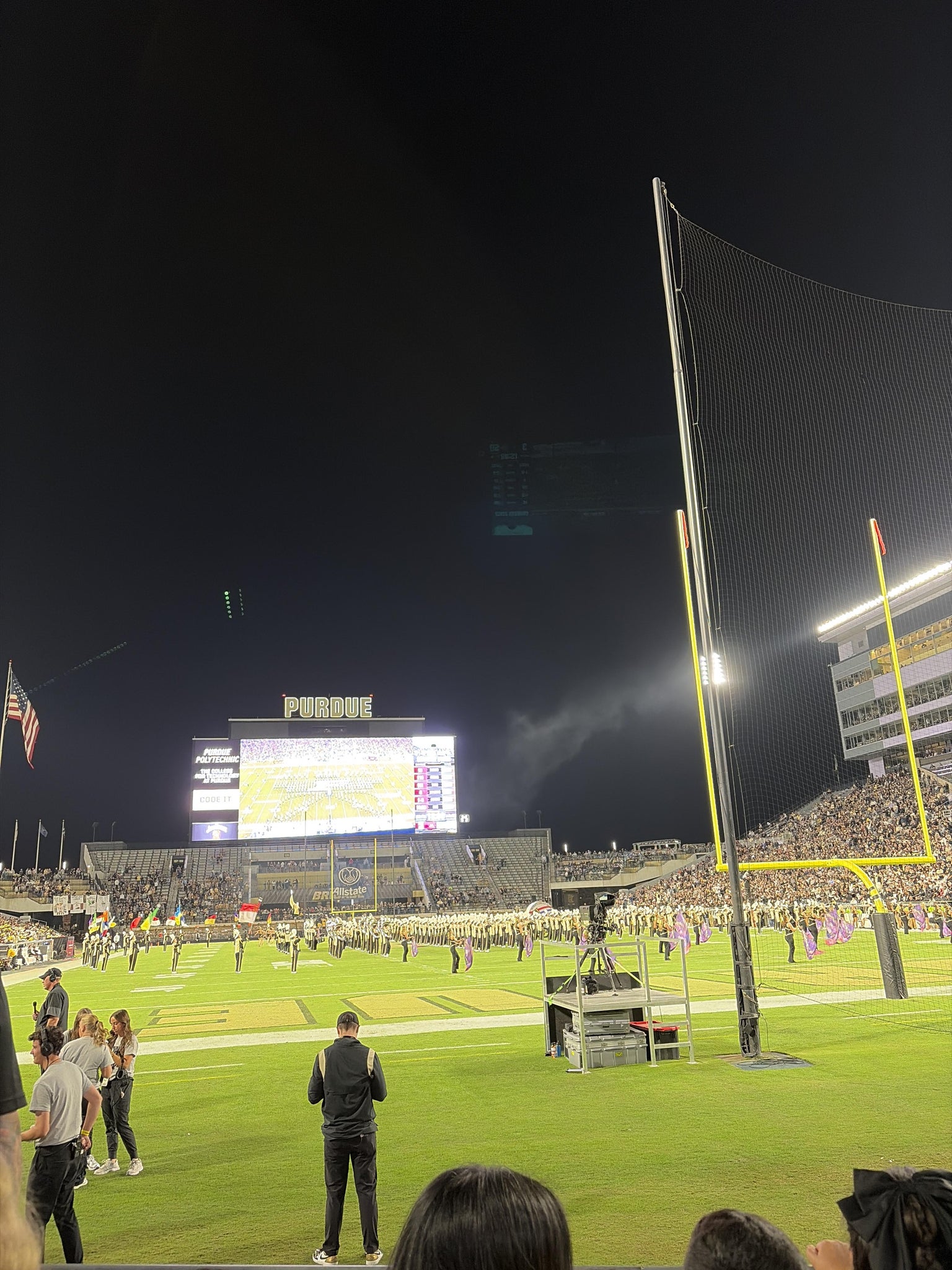 Real Fan View taken from Section 114 at Ross Ade Stadium by Abby W