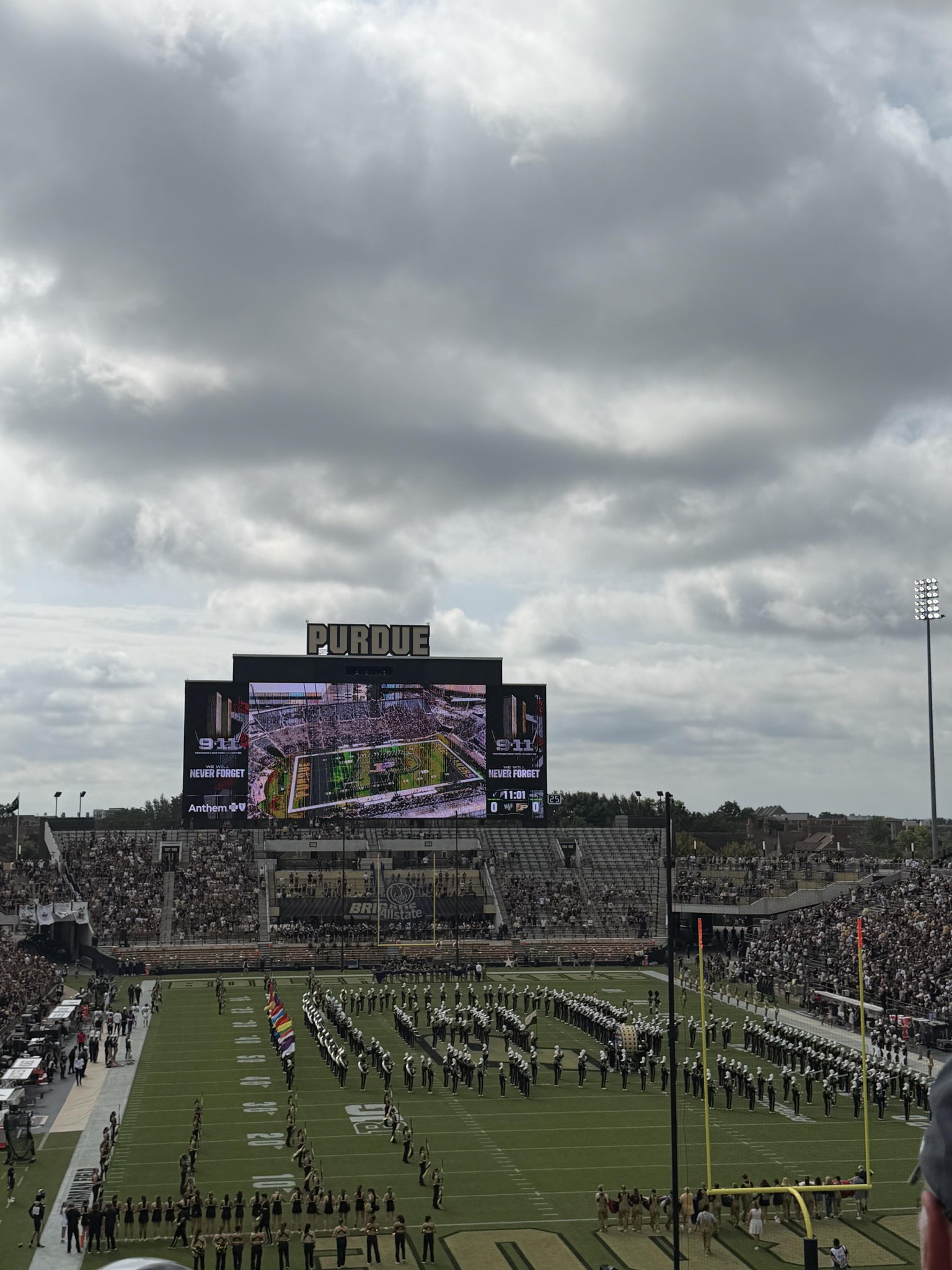 Real Fan View taken from Section 114 at Ross Ade Stadium by Brock R