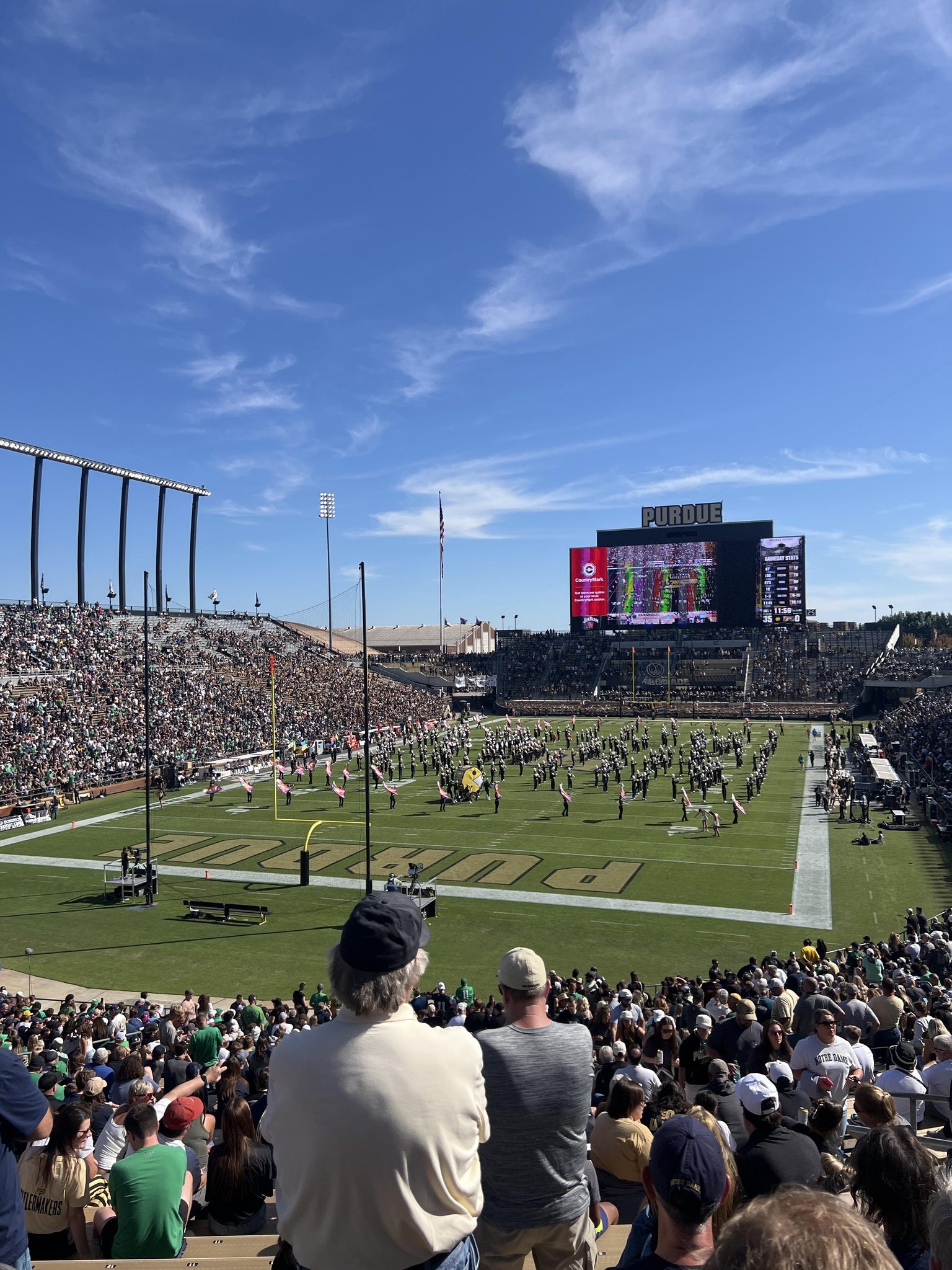 Real Fan View taken from Section 117 at Ross Ade Stadium by Mike J