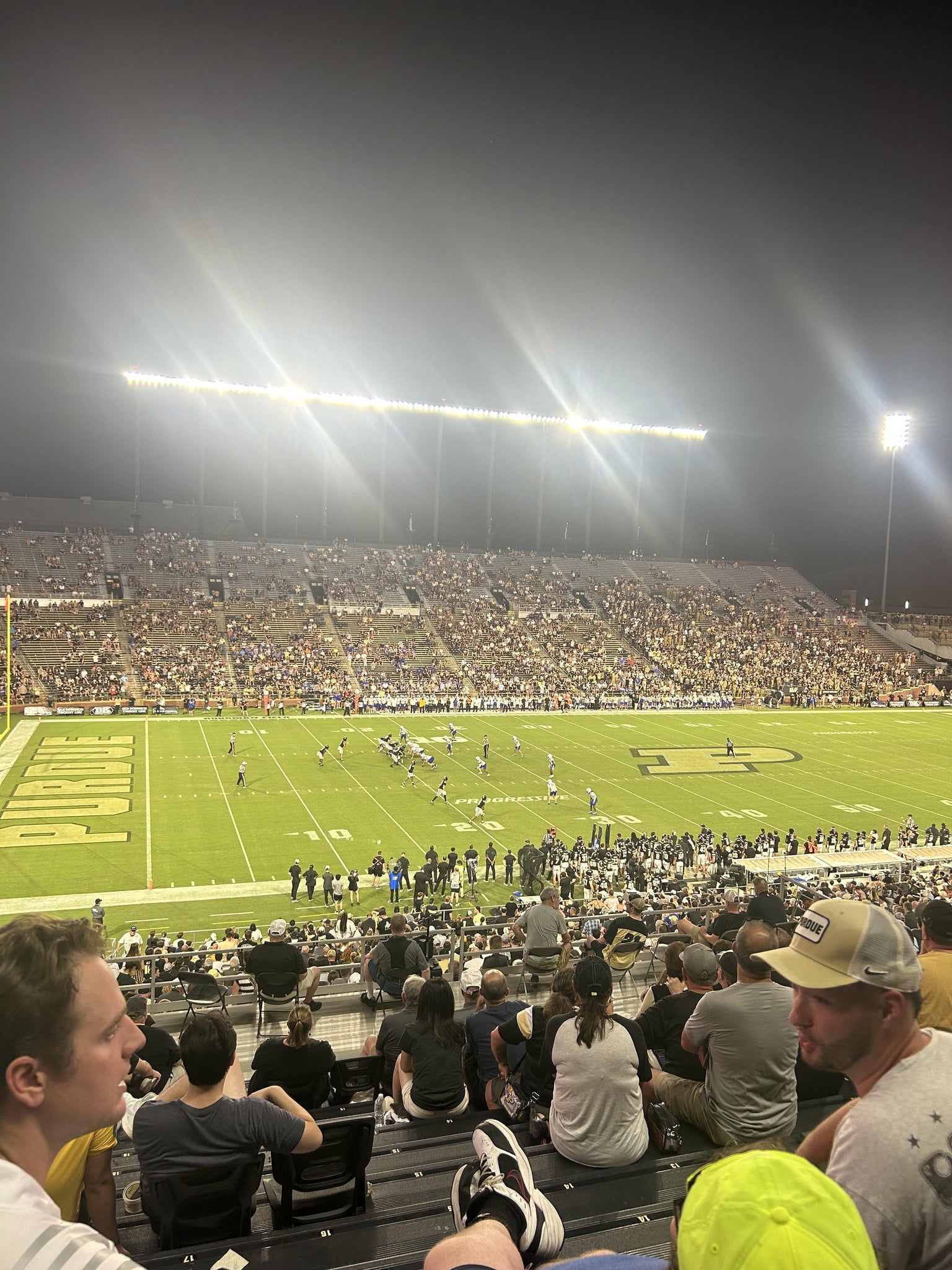 Real Fan View taken from Section 122 at Ross Ade Stadium by Taylor Z