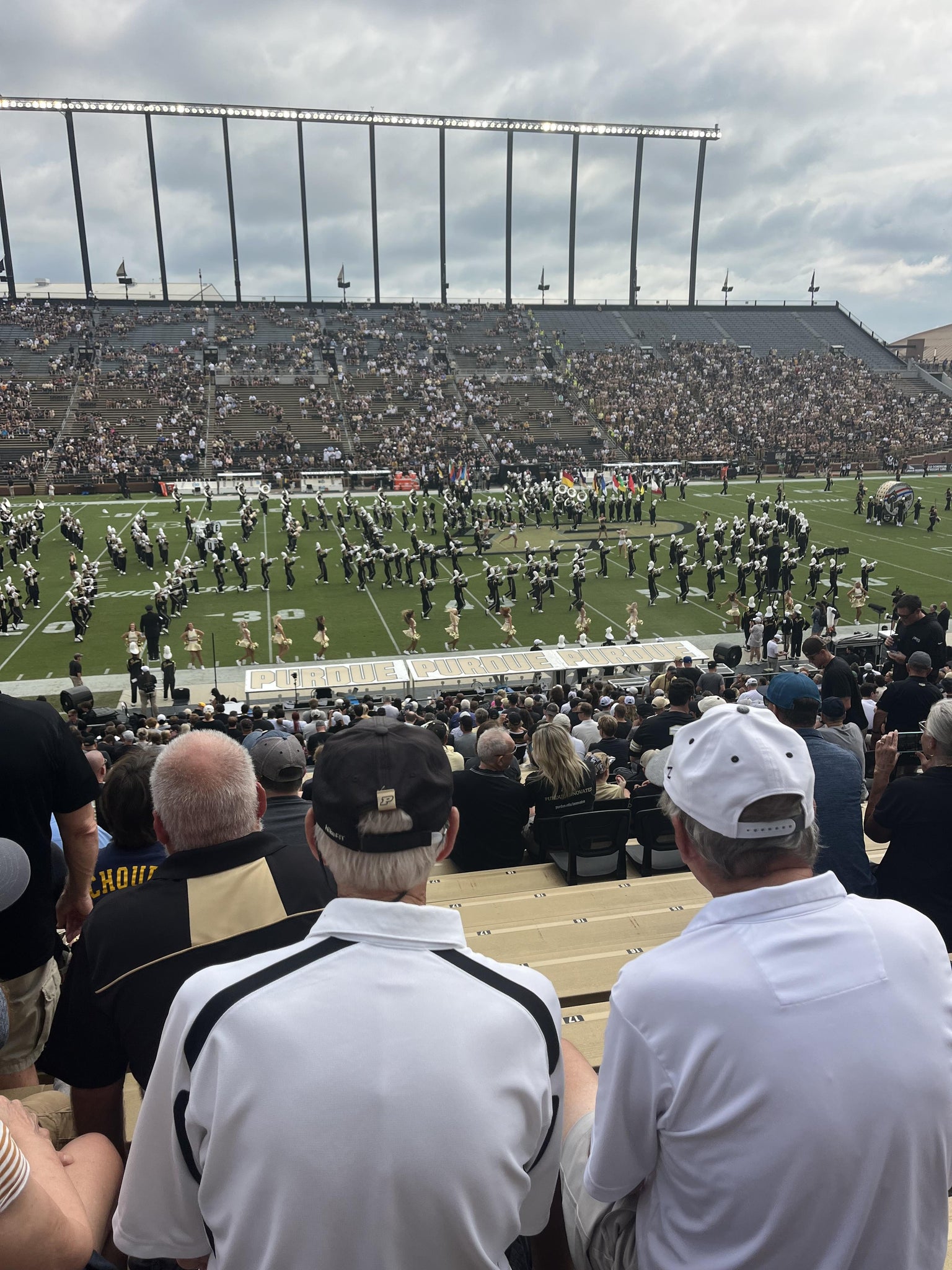 Real Fan View taken from Section 124 at Ross Ade Stadium by George M