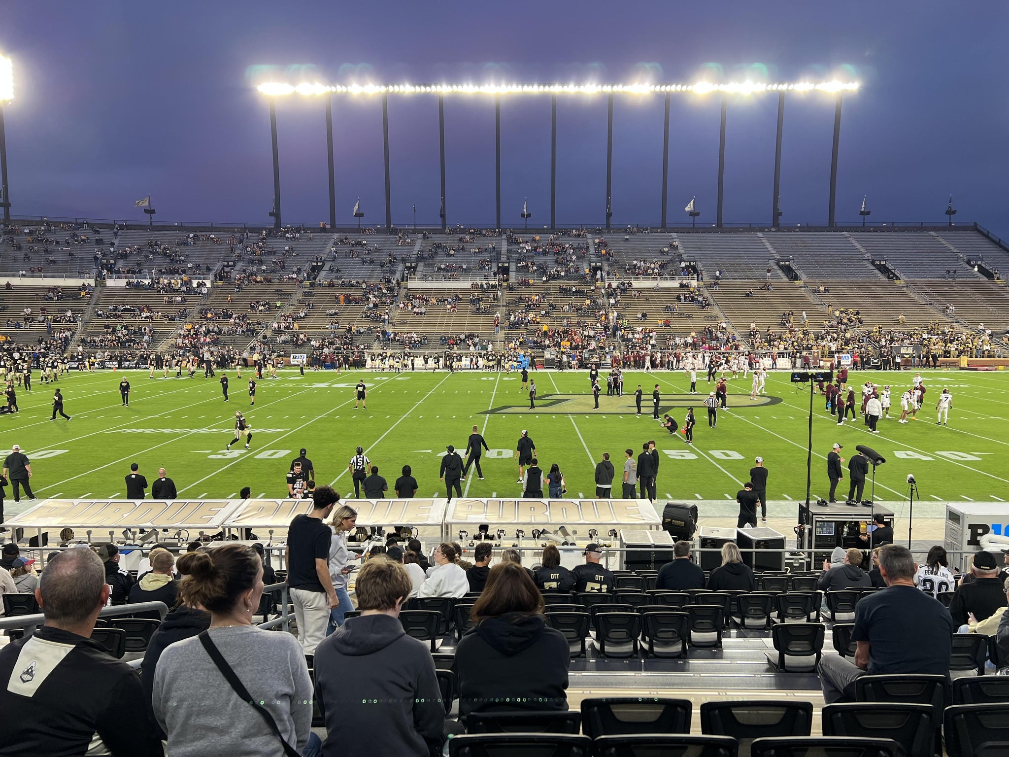 Real Fan View taken from Section 125 at Ross Ade Stadium by Kristine E