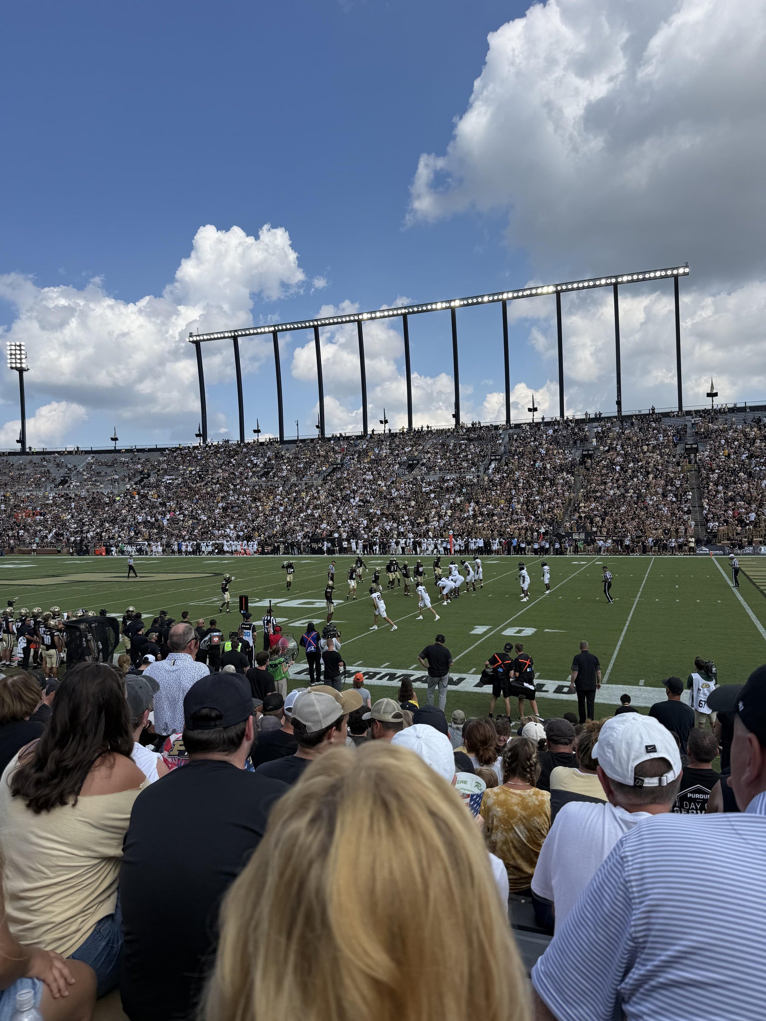 Real Fan View taken from Section 128 at Ross Ade Stadium by Stephanie F