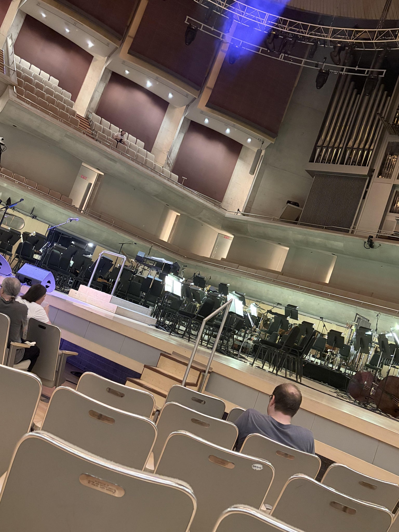 Real Fan View taken from Right Main Floor at Roy Thomson Hall by Eva D