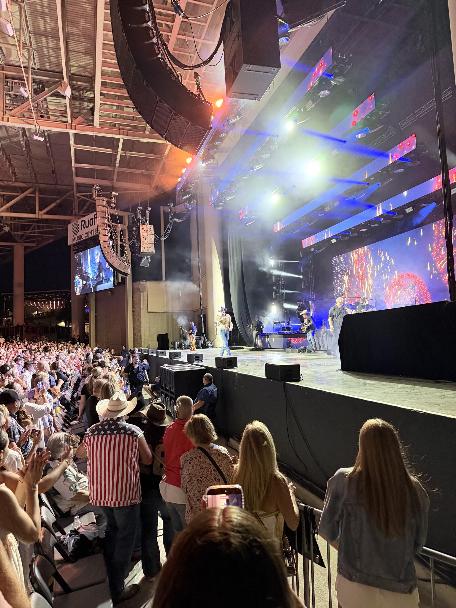 Real Fan View taken from Section 101 at Ruoff Music Center by Jeffery N