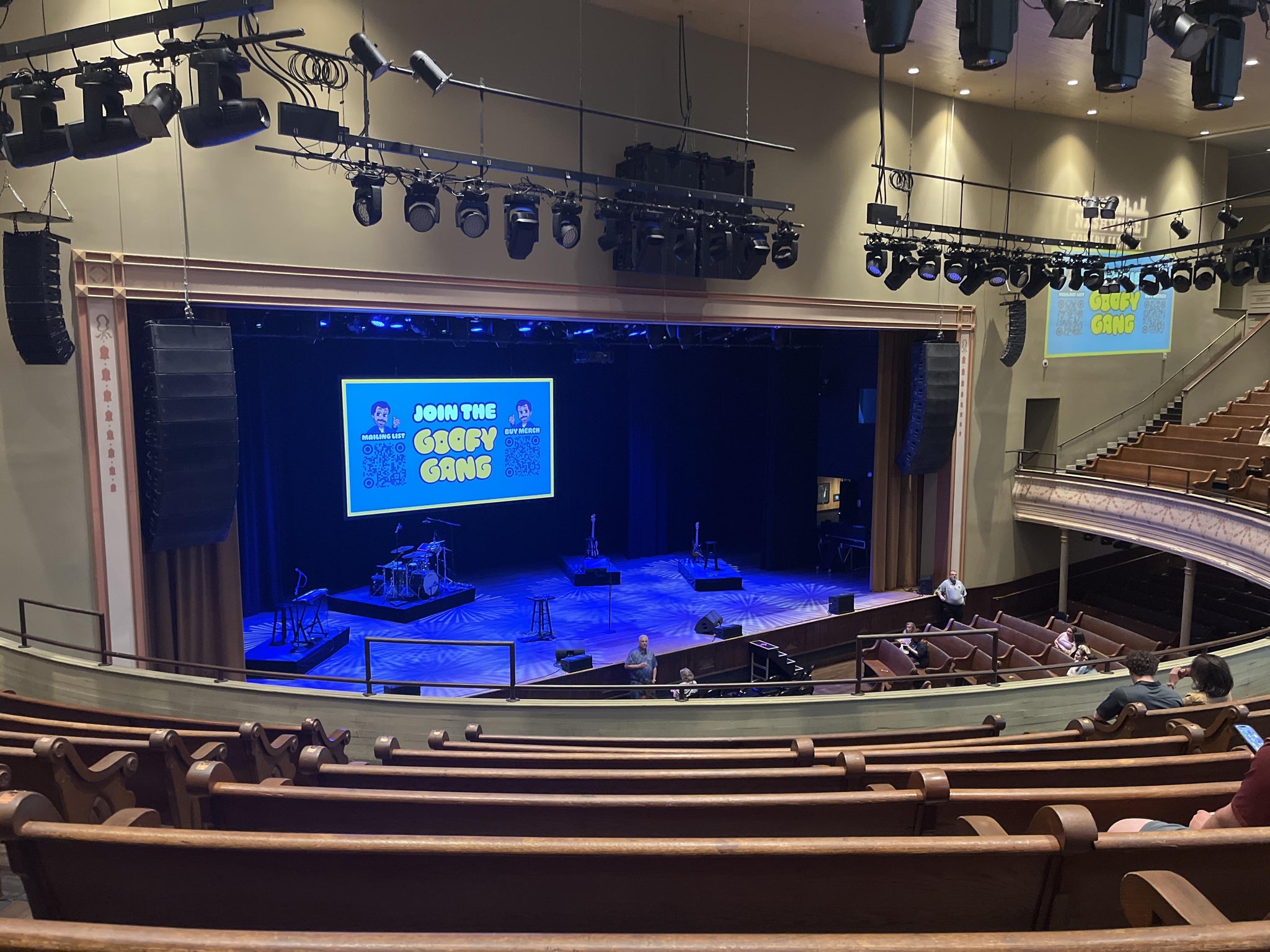 Real Fan View taken from Balcony 14 at Ryman Auditorium by Brynley S