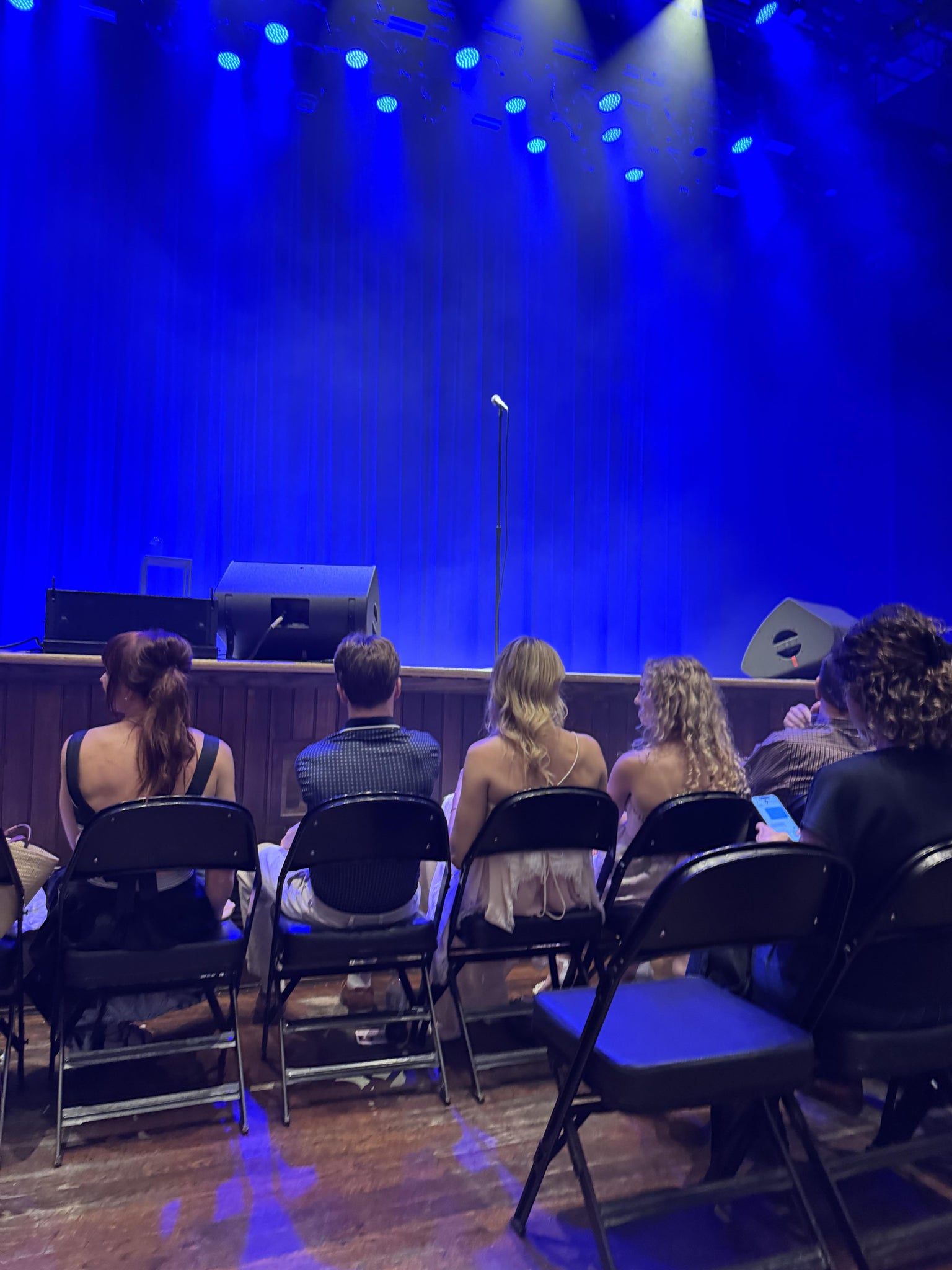 Real Fan View taken from Main Floor 5 at Ryman Auditorium by Jessica E