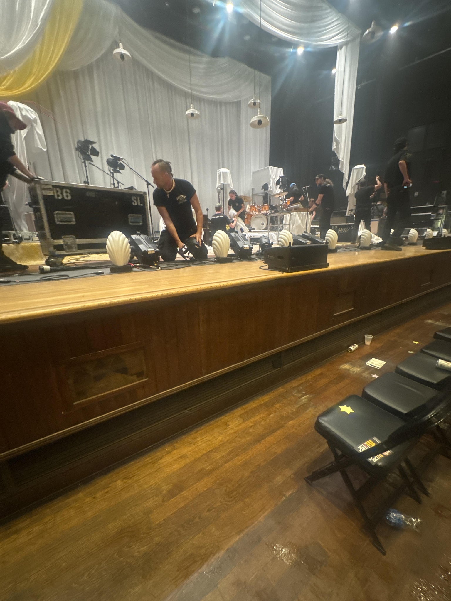 Real Fan View taken from Main Floor 7 at Ryman Auditorium by Nikki S