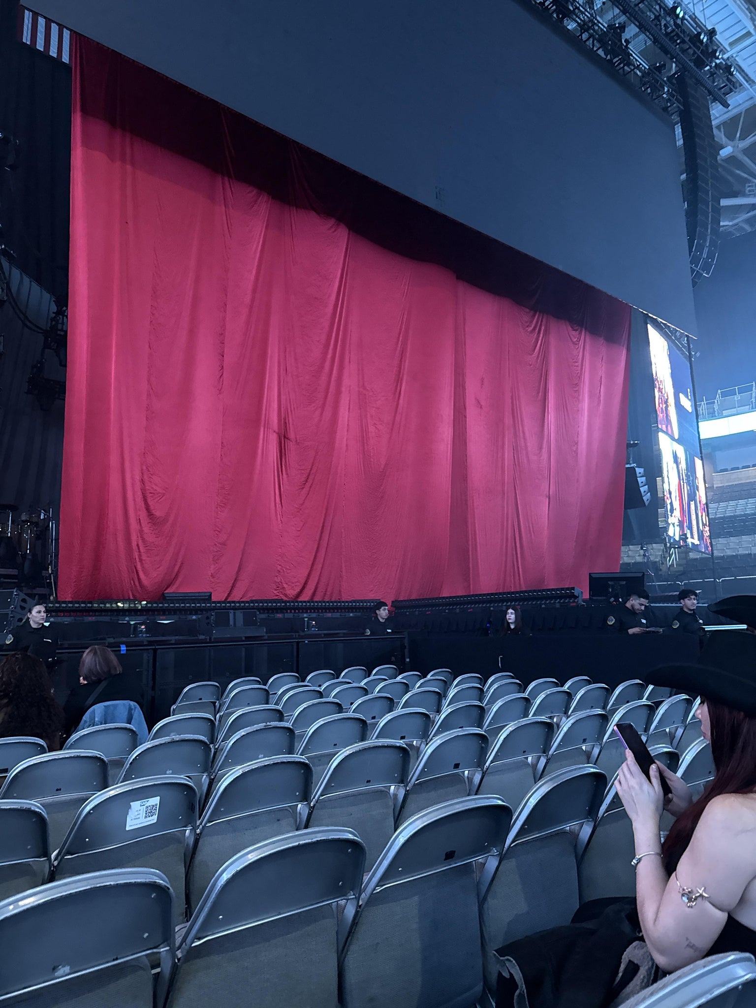 Real Fan View taken from Floor 3 at SAP Center at San Jose by Fabiola M