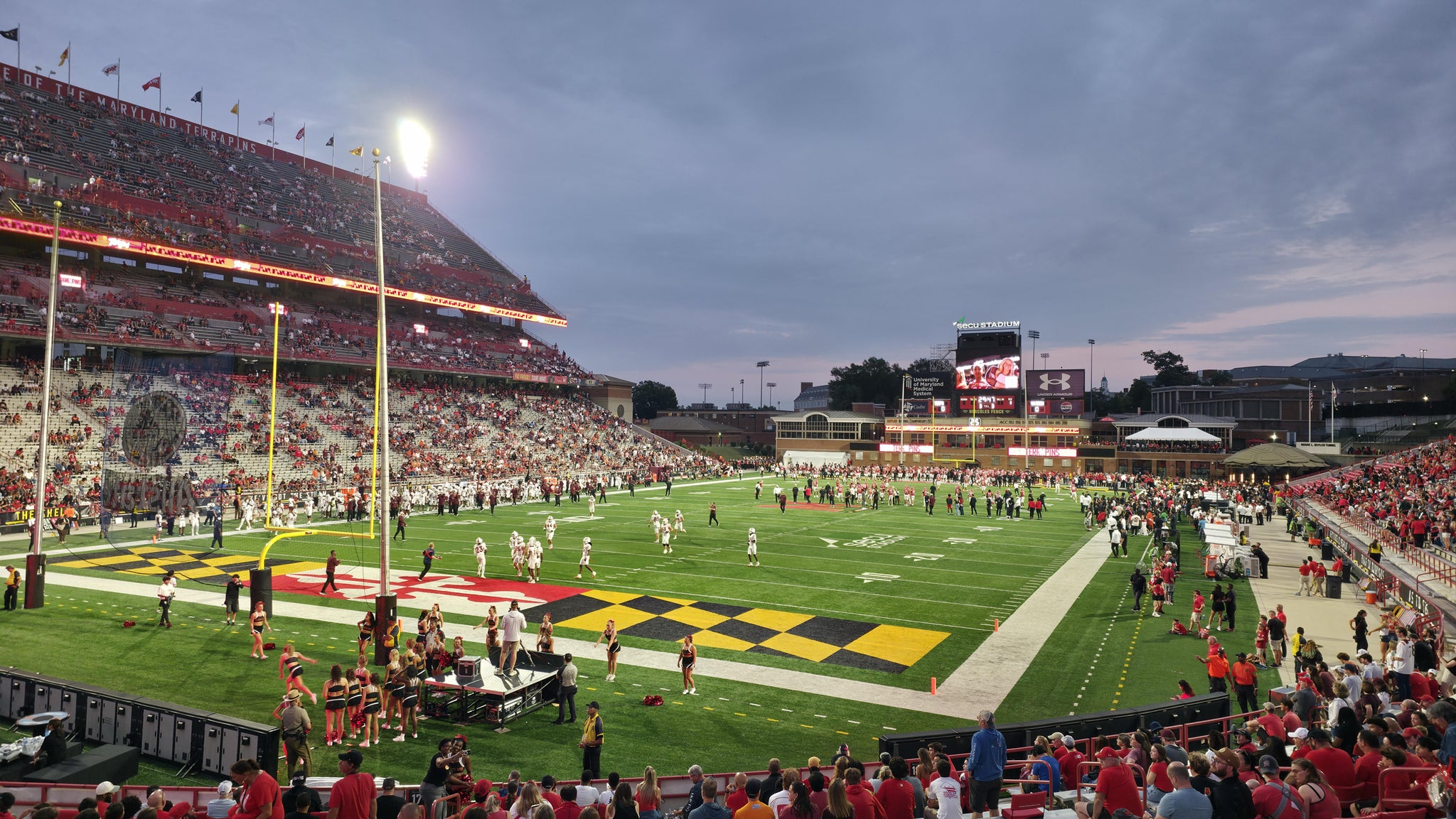 Real Fan View taken from Section 18 at SECU Stadium by Ron K