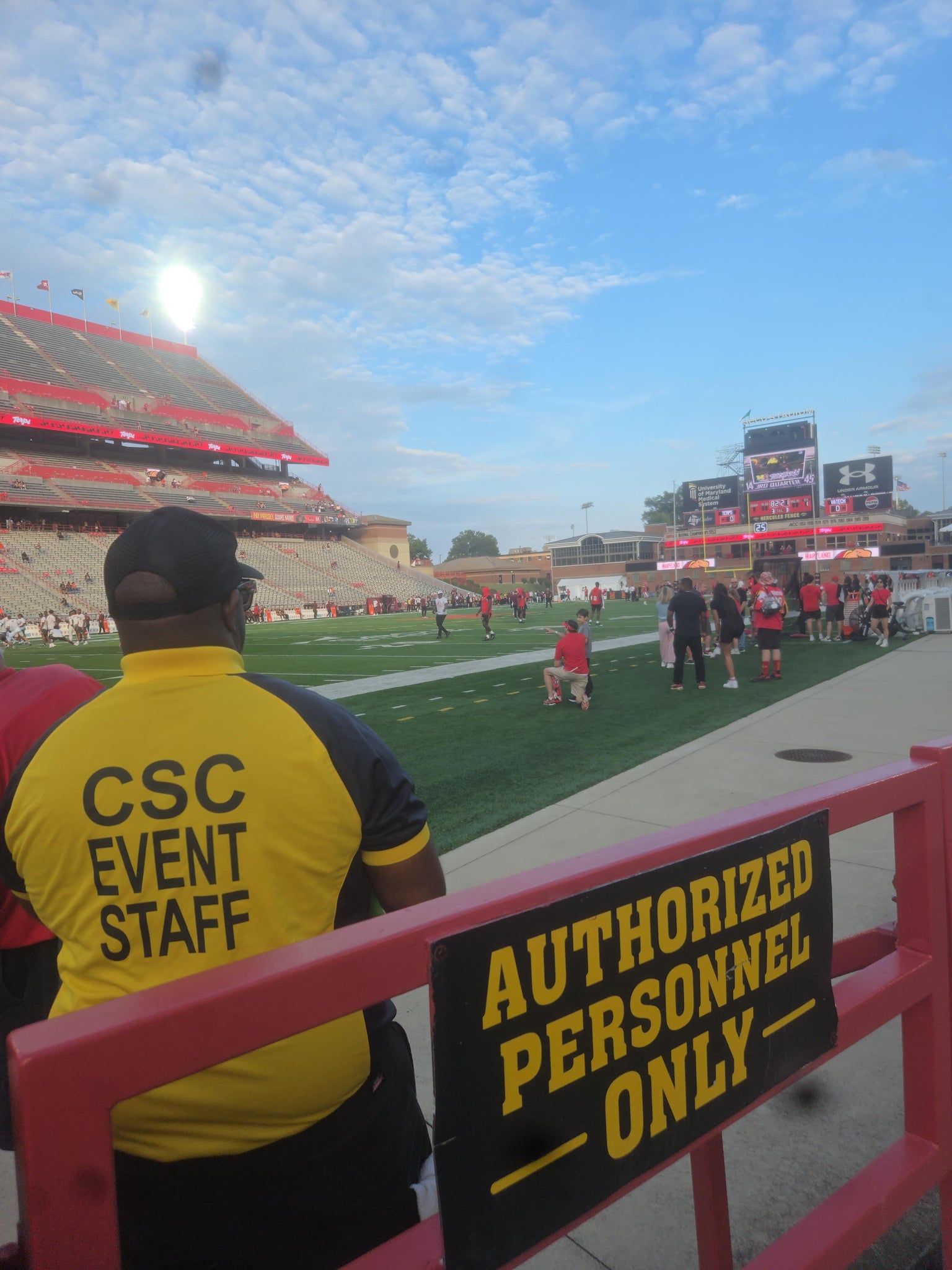 Real Fan View taken from Section 20 at SECU Stadium by Tim P