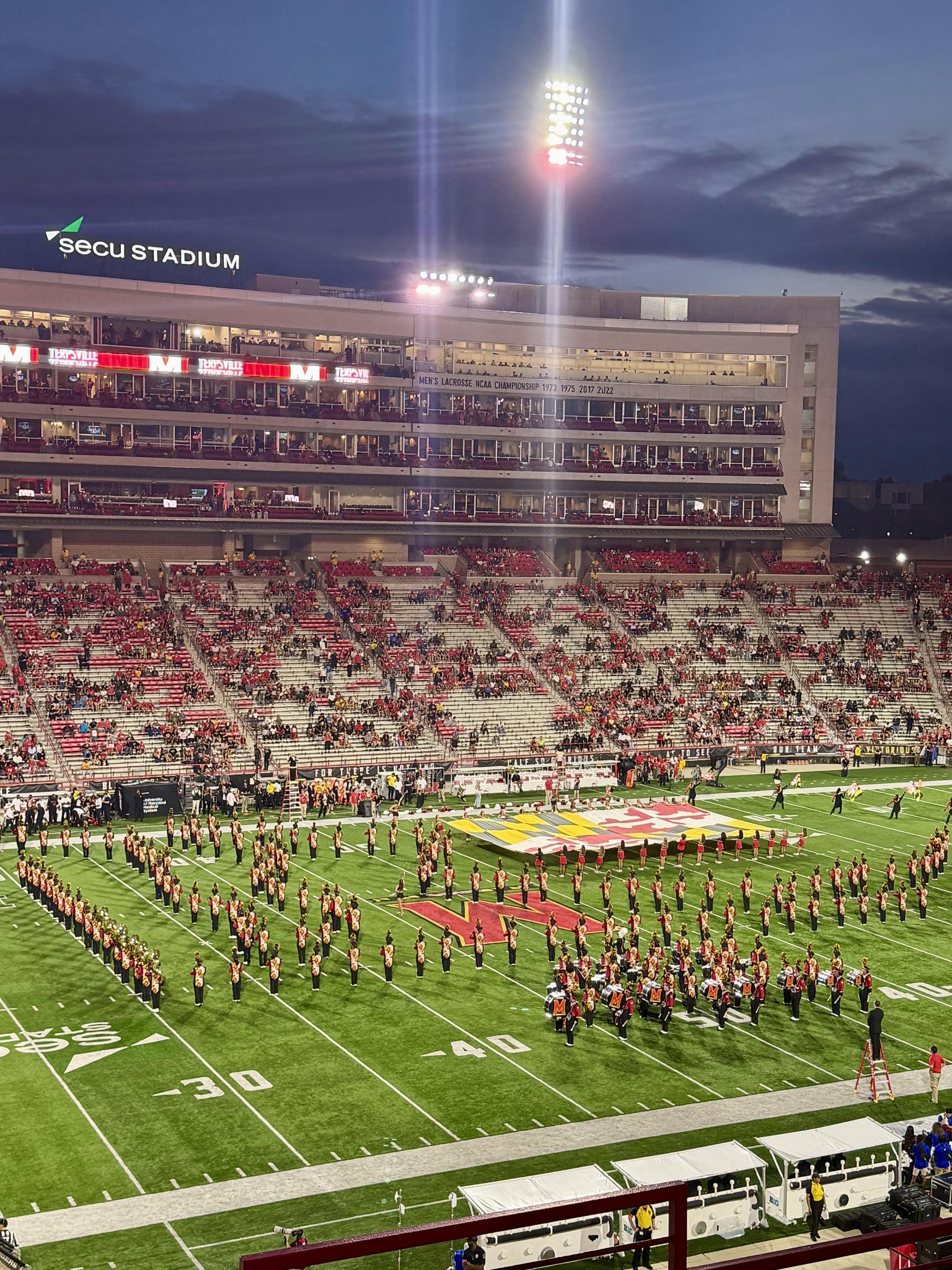Real Fan View taken from Section 203 at SECU Stadium by Keemia P