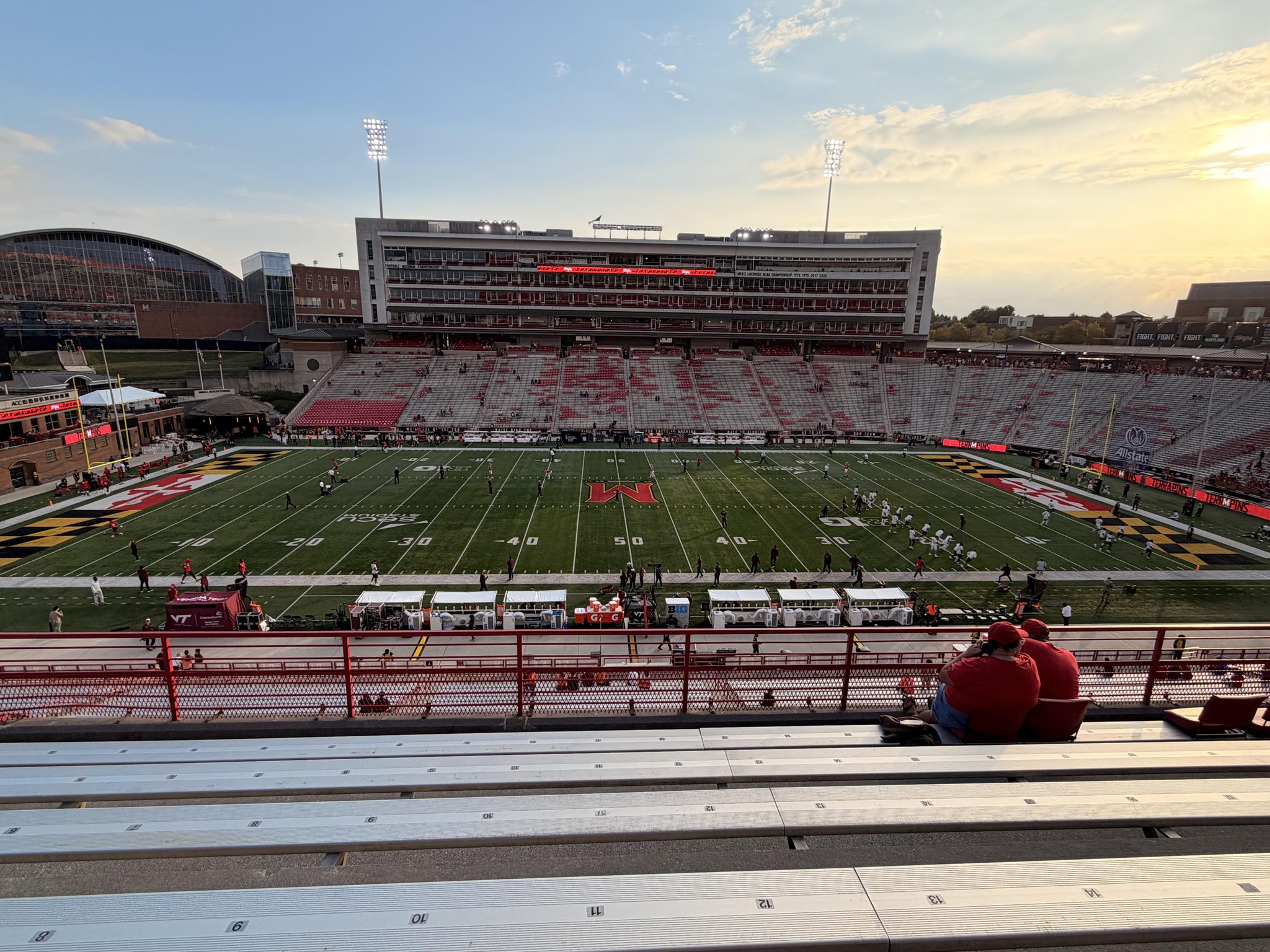 Real Fan View taken from Section 206 at SECU Stadium by Rod M