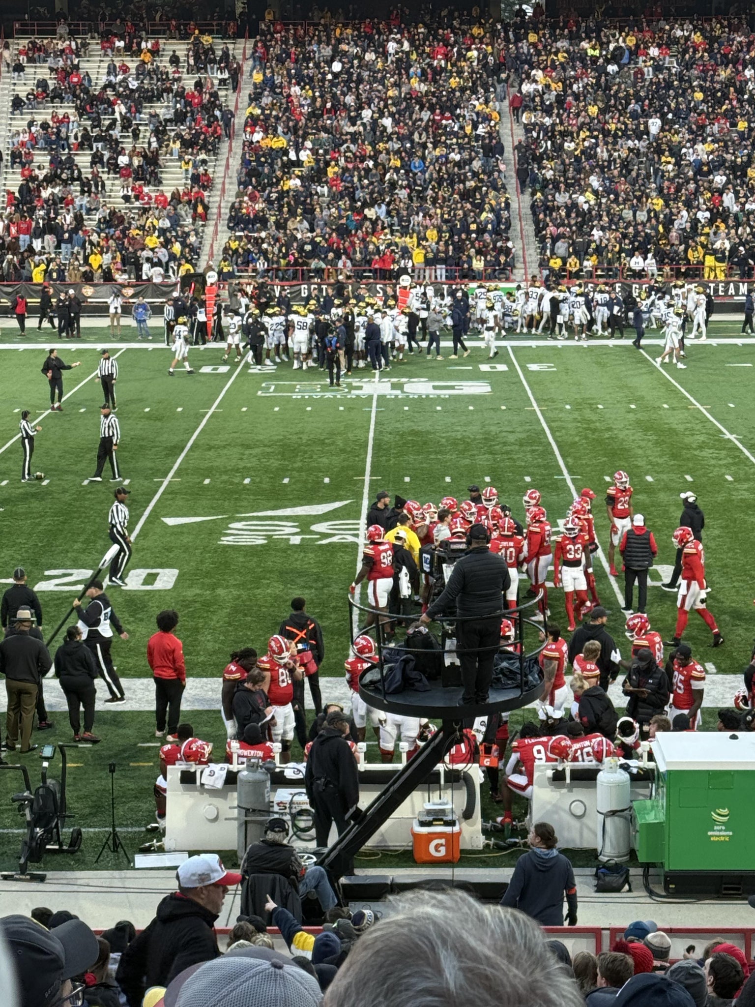 Real Fan View taken from Section 23 at SECU Stadium by Melissa M