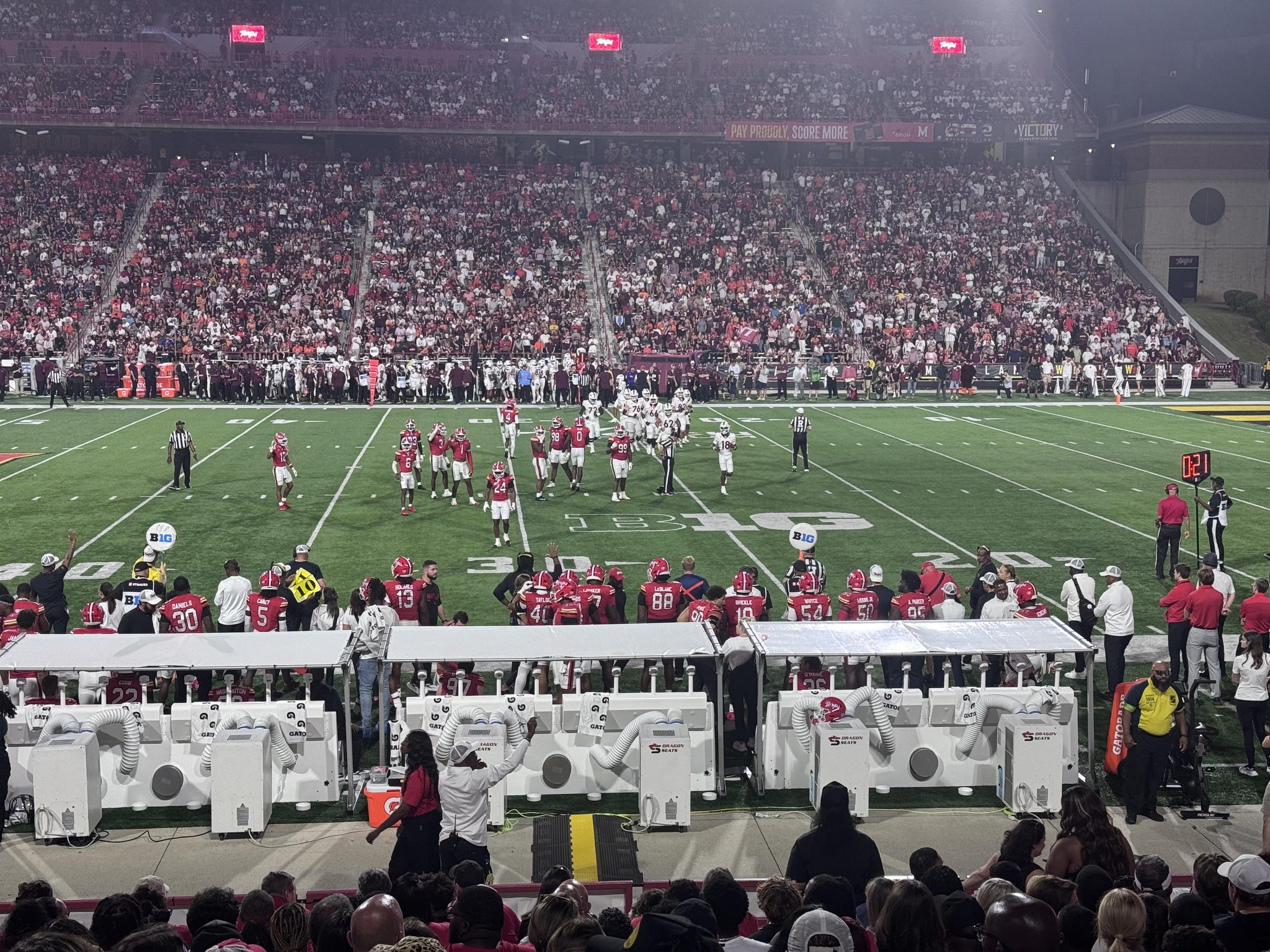 Real Fan View taken from Section 26 at SECU Stadium by Anonymous User