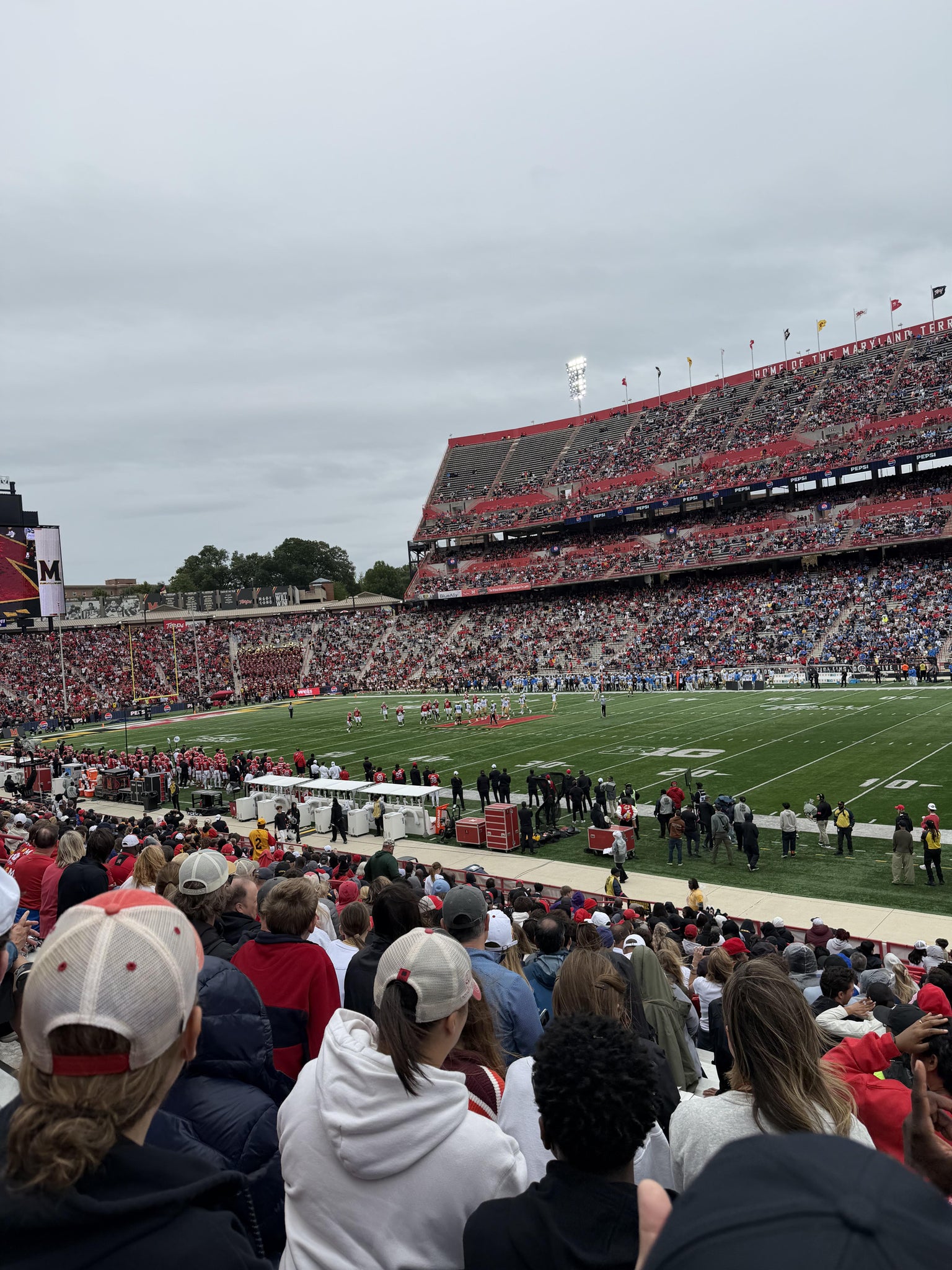 Real Fan View taken from Section 28 at SECU Stadium by Alvin C