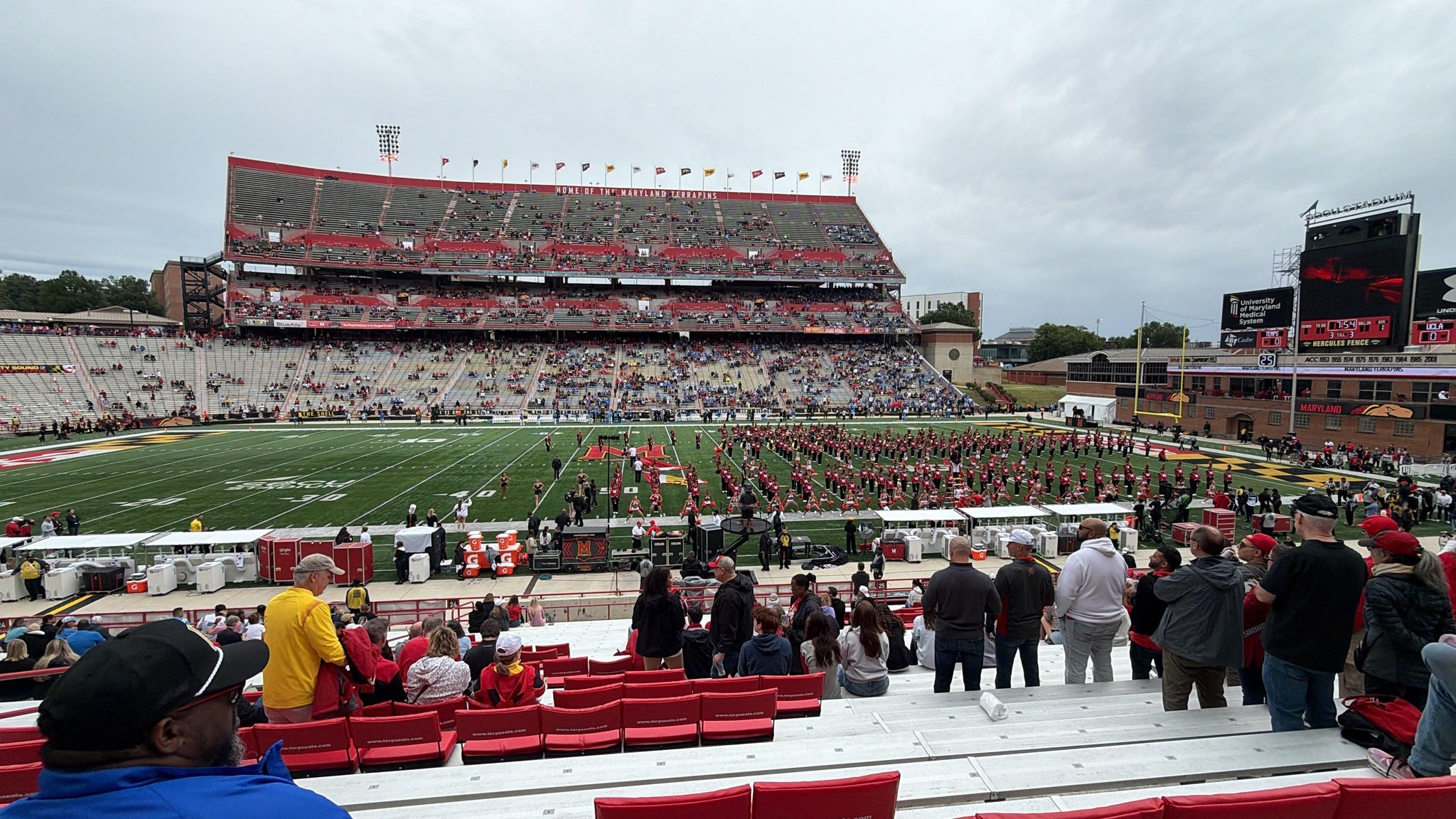 Real Fan View taken from Section 308 at SECU Stadium by Anonymous User