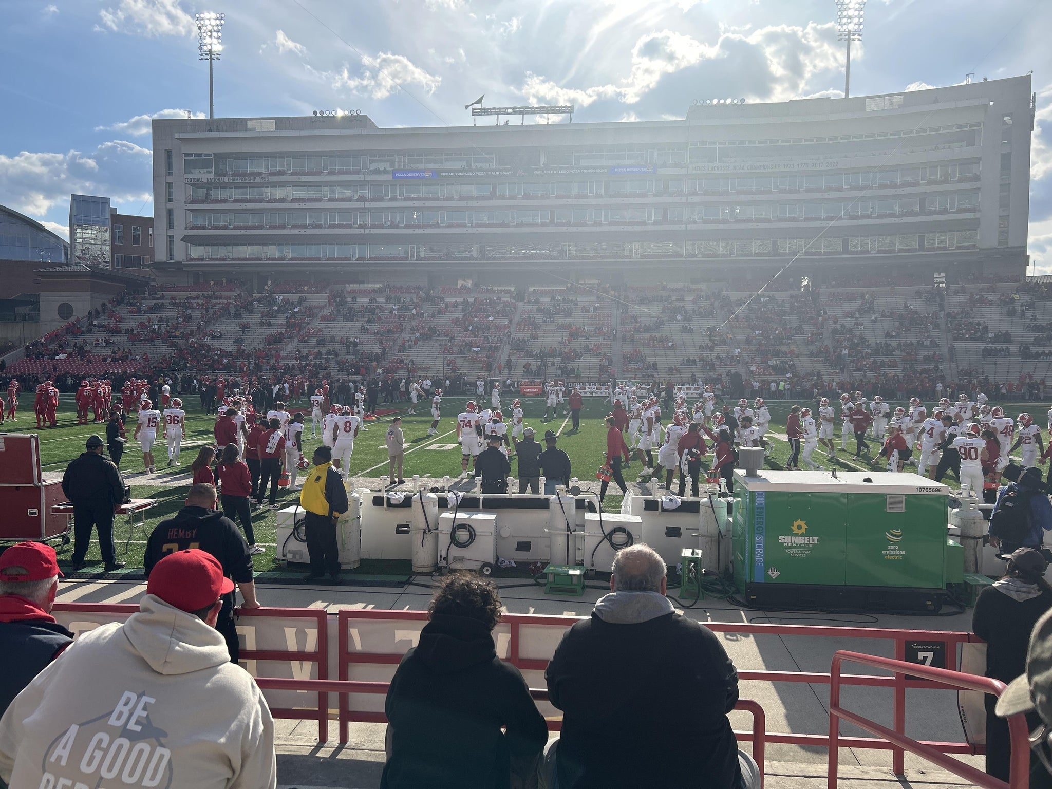 Real Fan View taken from Section 6 at SECU Stadium by James H
