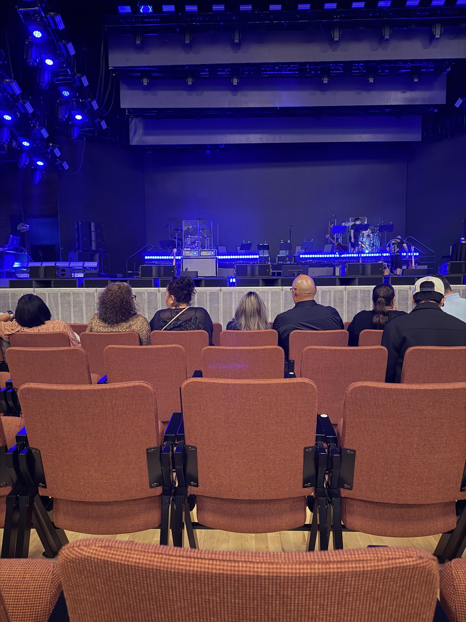 Real Fan View taken from Floor Center at Sacramento Memorial Auditorium by Anonymous User