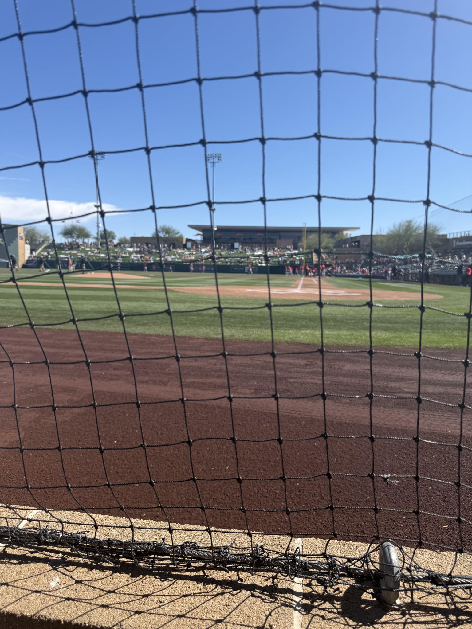 Real Fan View taken from Section 114 at Salt River Fields at Talking Stick by Robert S