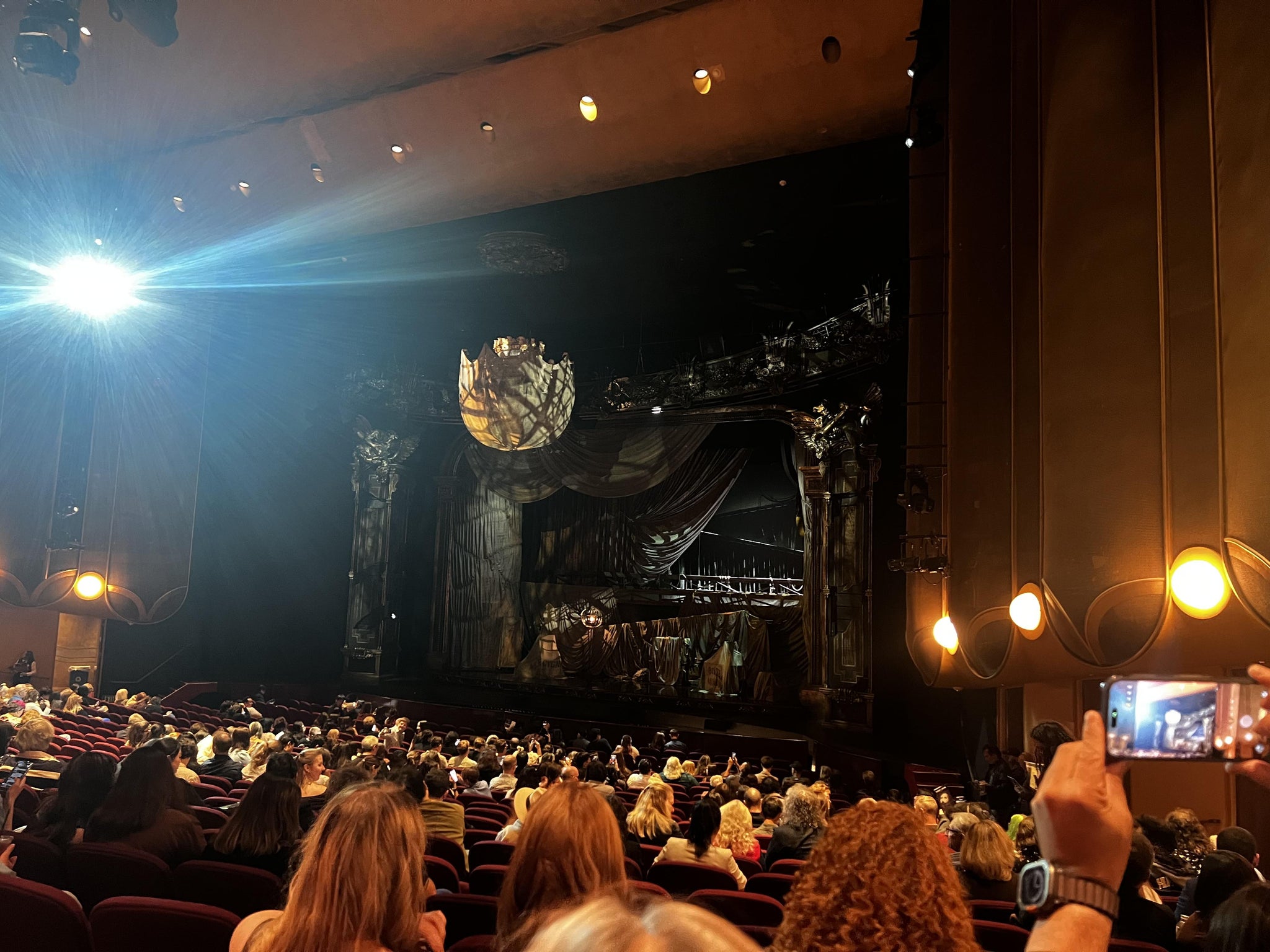 Real Fan View taken from Orchestra Right at San Jose Center for the Performing Arts by Alyson C