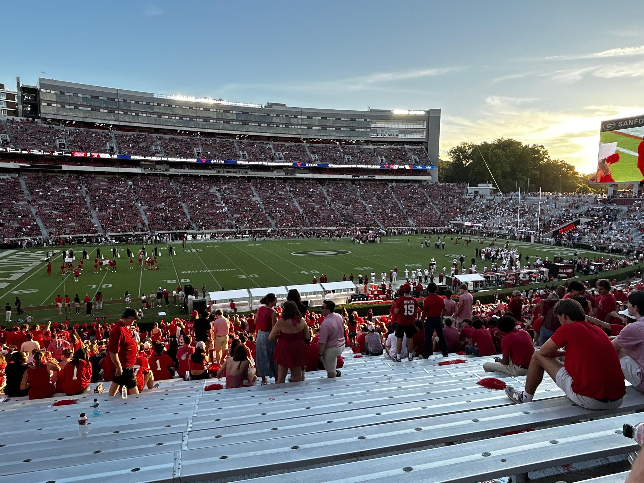 Real Fan View taken from Section 108 at Sanford Stadium by Derek S