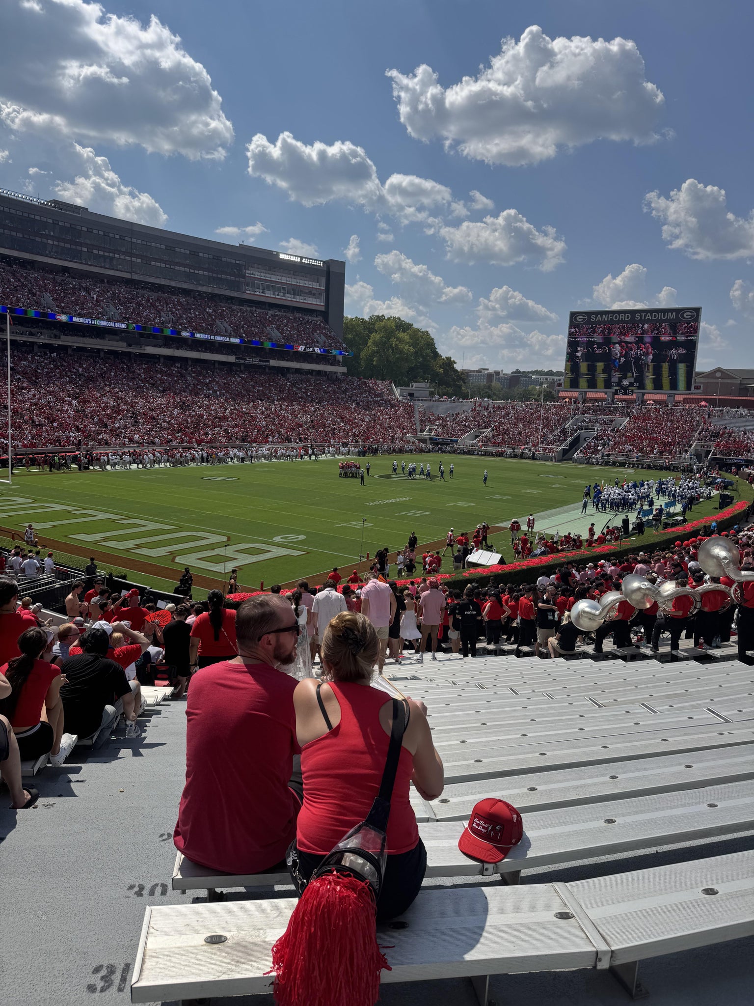Real Fan View taken from Section 116 at Sanford Stadium by Makyla H