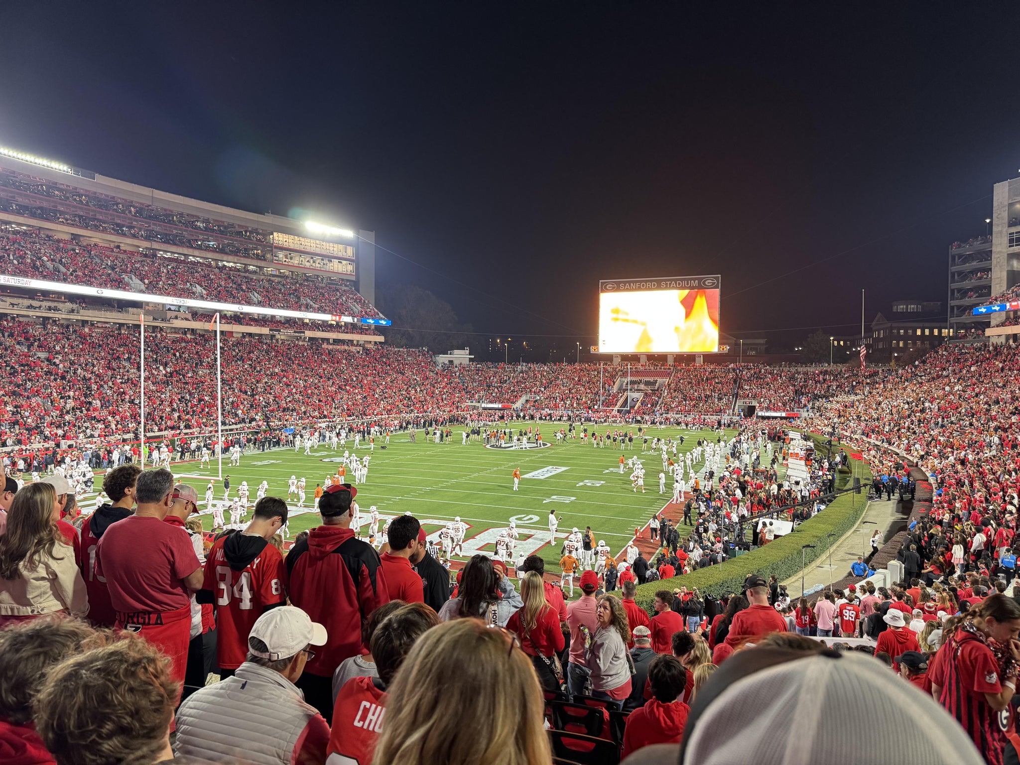 Real Fan View taken from Section 117 at Sanford Stadium by Jason W