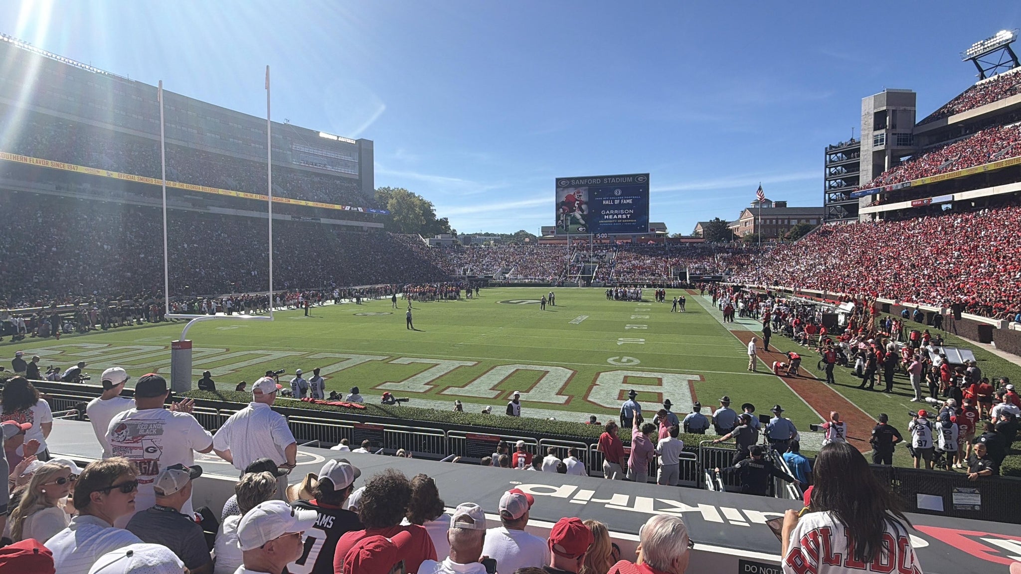 Real Fan View taken from Section 118 at Sanford Stadium by Wes B