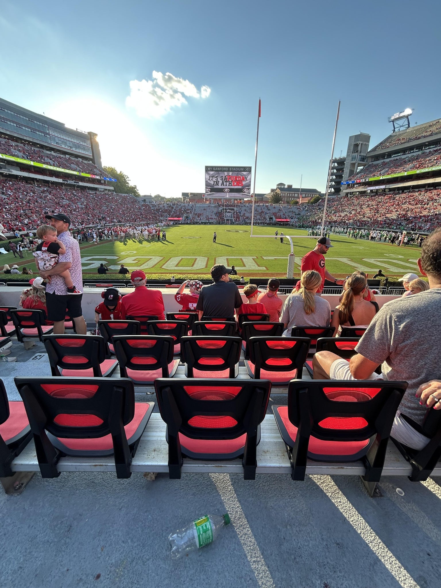 Real Fan View taken from Section 119 at Sanford Stadium by Carson G