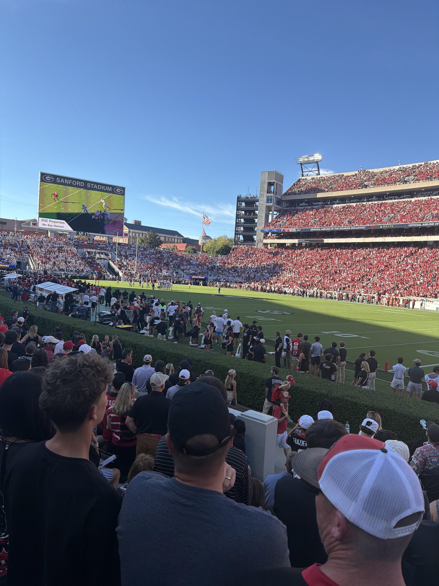 Real Fan View taken from Section 126 at Sanford Stadium by Dripp M