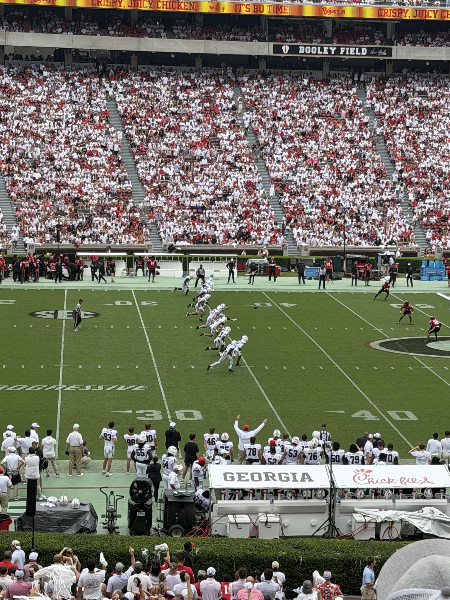 Real Fan View taken from Section 133 at Sanford Stadium by Anonymous User