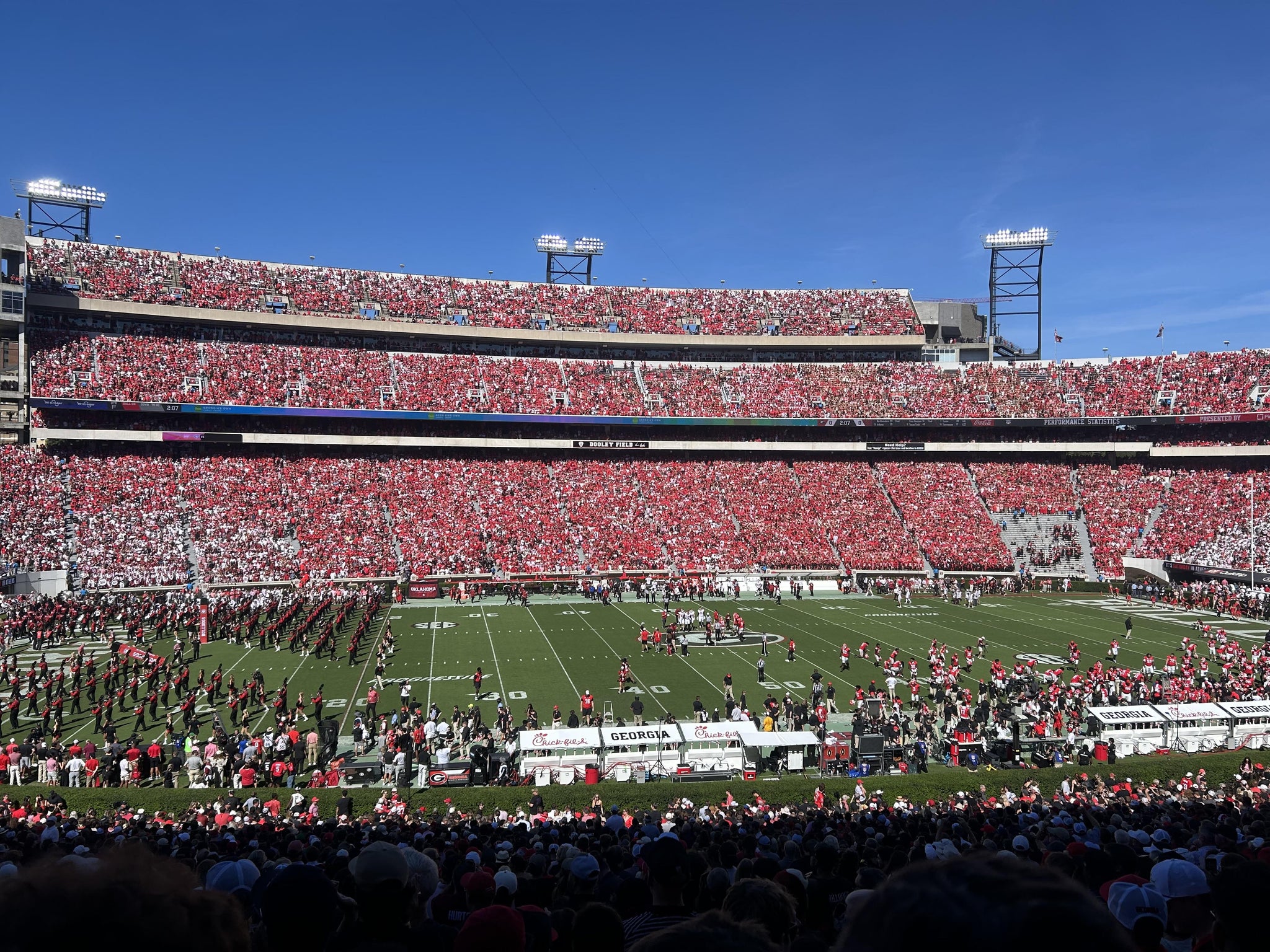Real Fan View taken from Section 133 at Sanford Stadium by Beau D