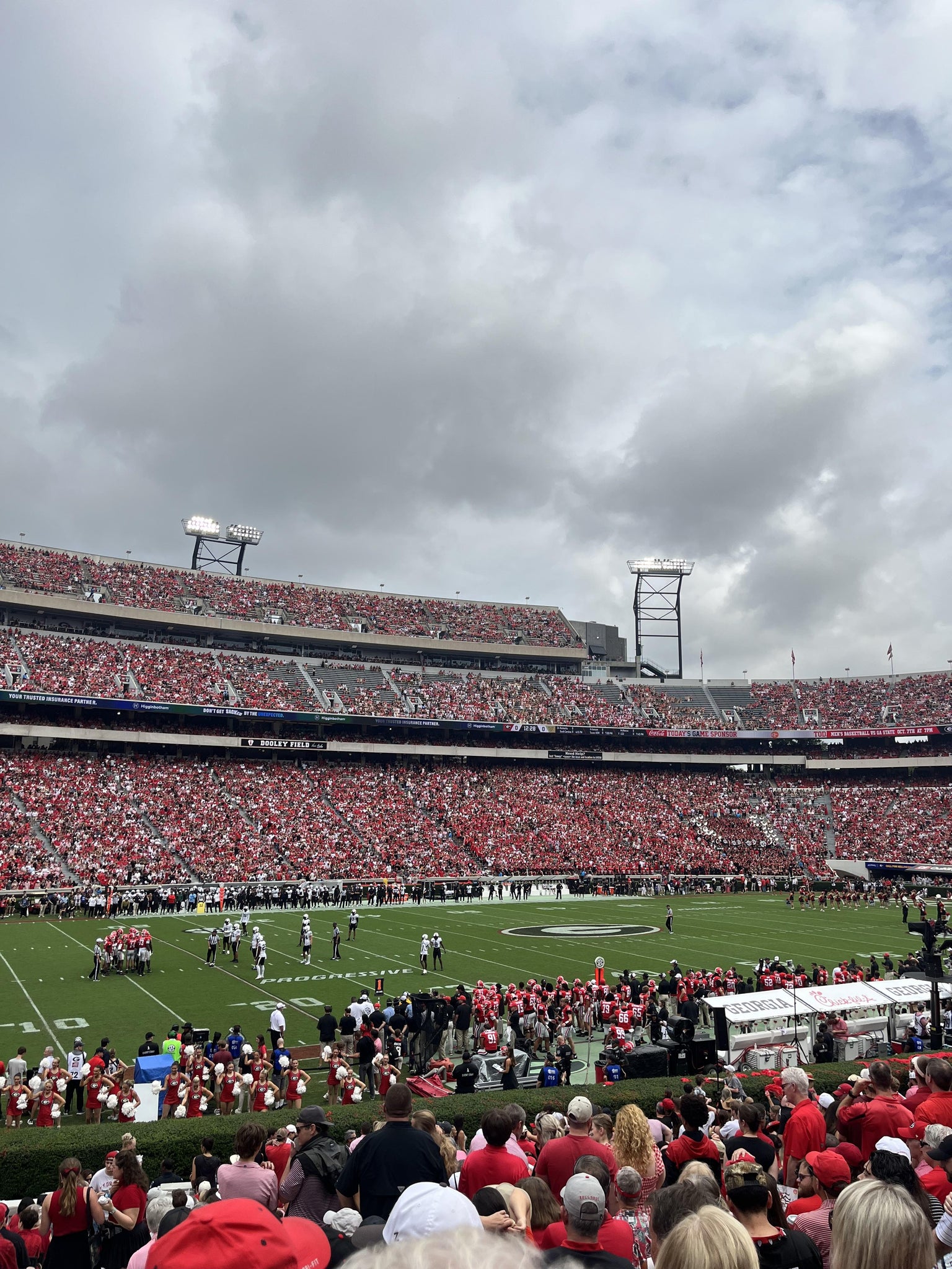 Real Fan View taken from Section 134 at Sanford Stadium by Miguel V