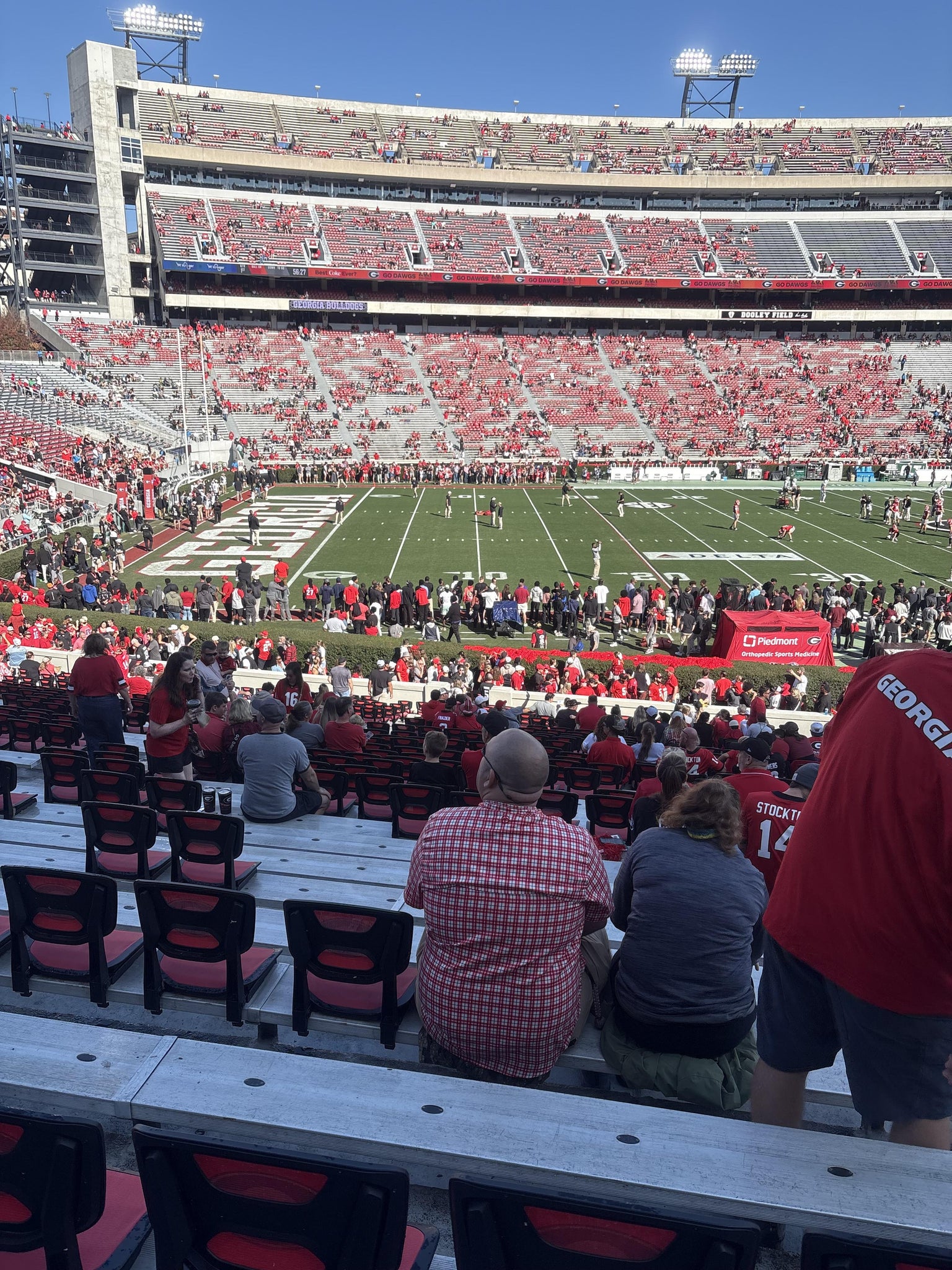 Real Fan View taken from Section 134 at Sanford Stadium by Izabella A