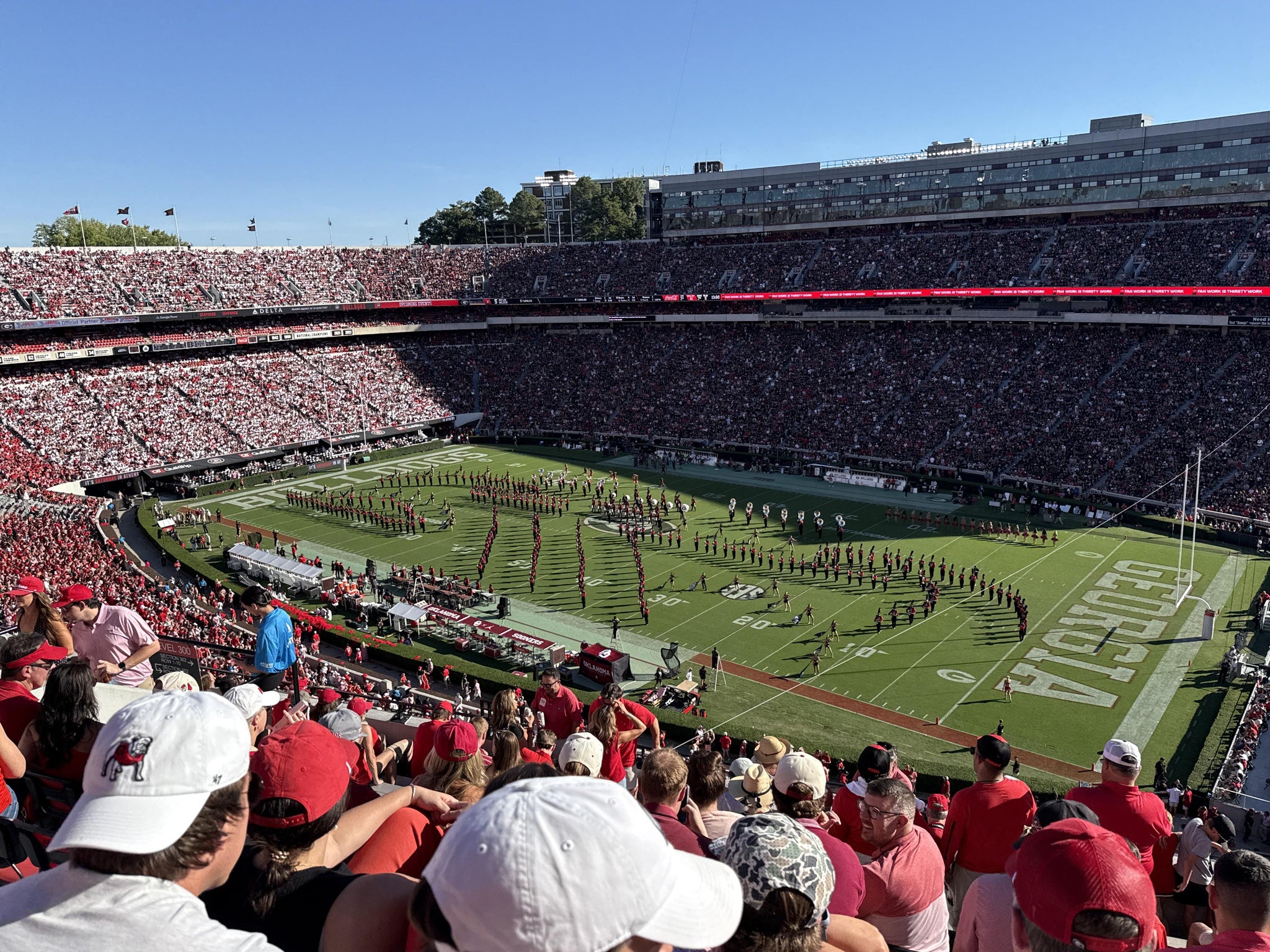 Real Fan View taken from Section 302 at Sanford Stadium by Donald W