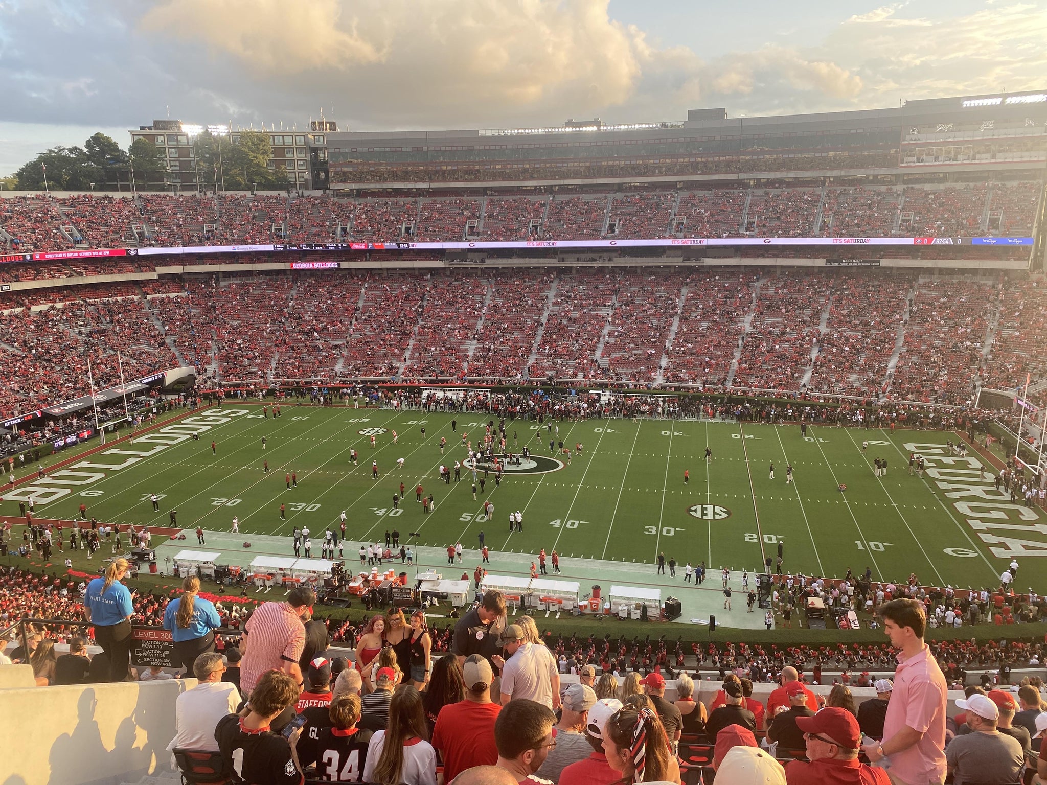 Real Fan View taken from Section 305 at Sanford Stadium by Zia C