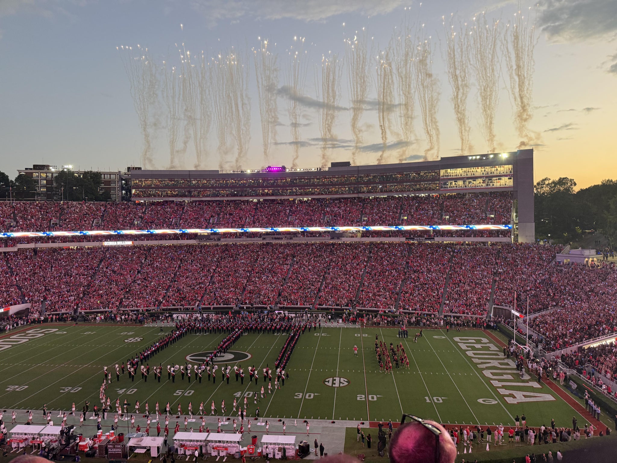Real Fan View taken from Section 305 at Sanford Stadium by Anonymous User