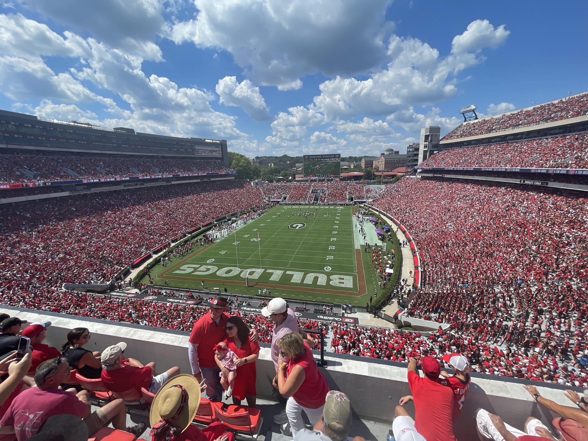 Real Fan View taken from Section 316 at Sanford Stadium by Jaryd G