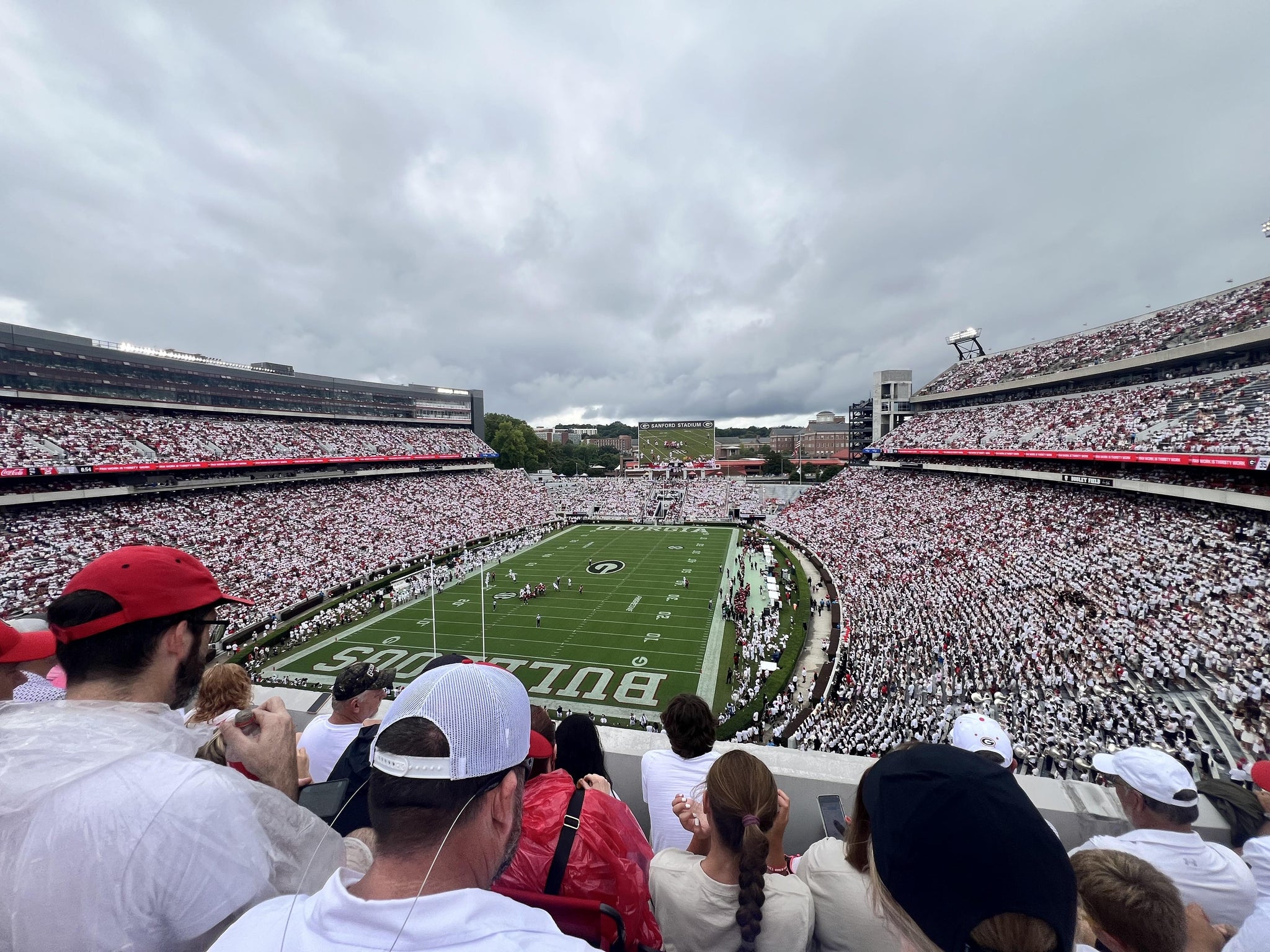 Real Fan View taken from Section 317 at Sanford Stadium by Christopher S