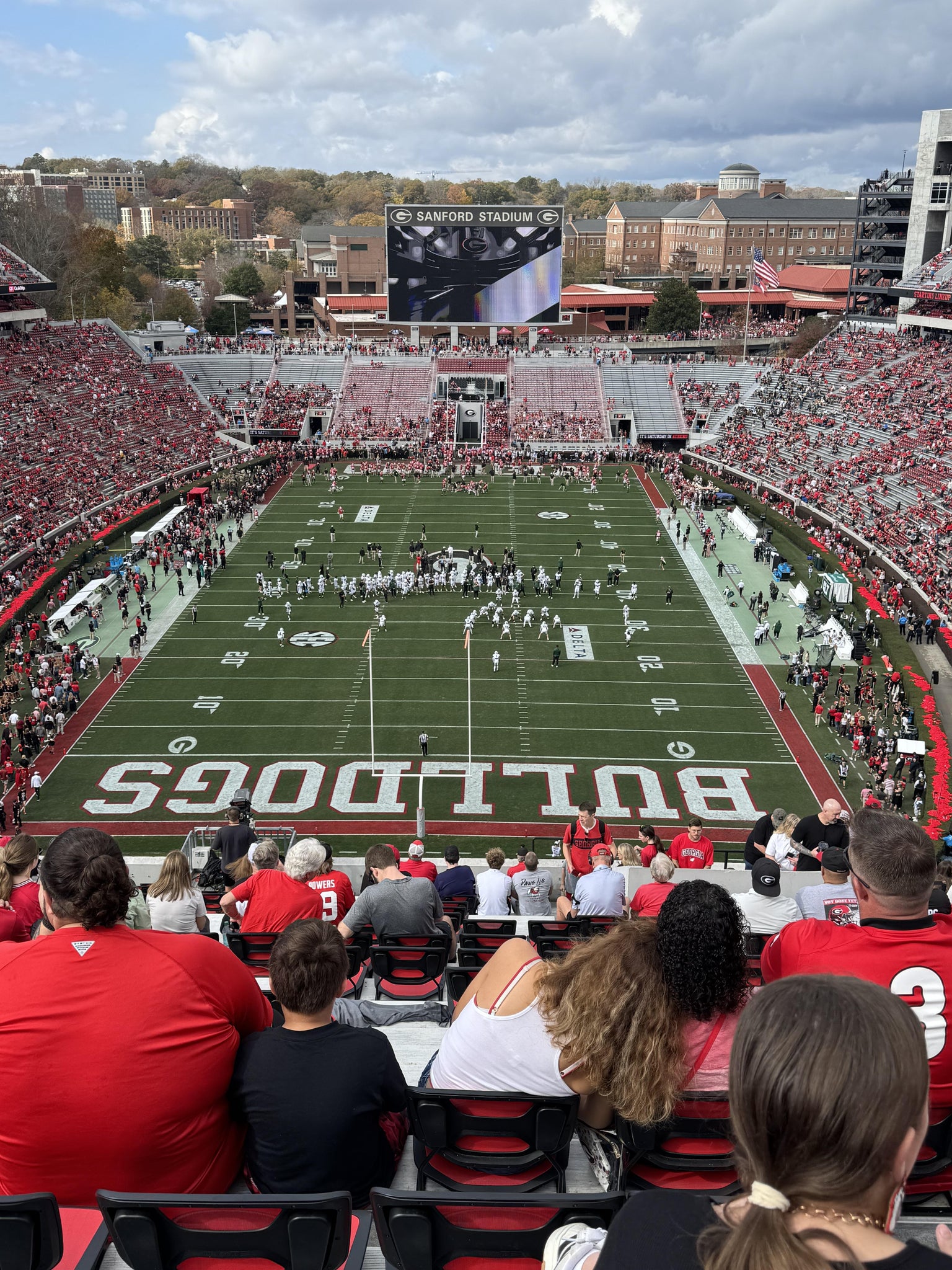 Real Fan View taken from Section 319 at Sanford Stadium by David B