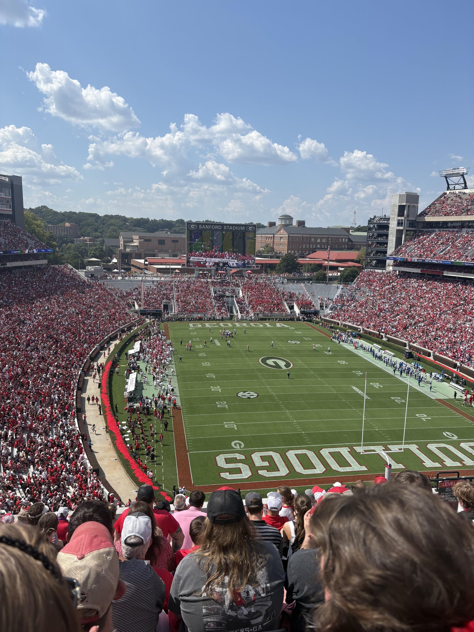 Real Fan View taken from Section 321 at Sanford Stadium by Krystal M