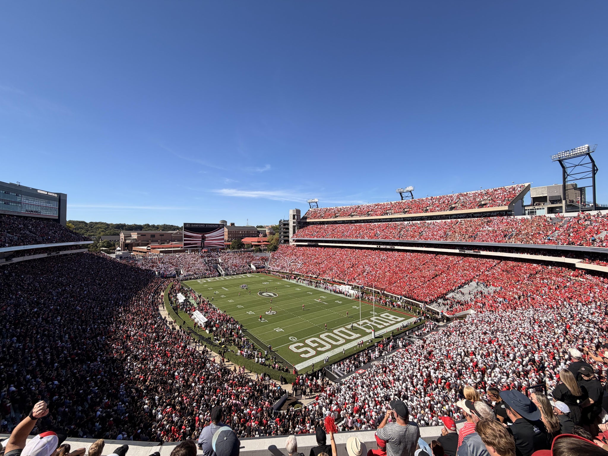 Real Fan View taken from Section 323 at Sanford Stadium by Michael G