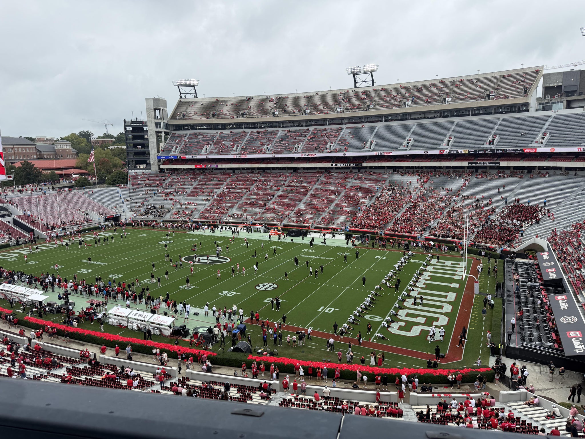 Real Fan View taken from Section 327 at Sanford Stadium by Whitney S