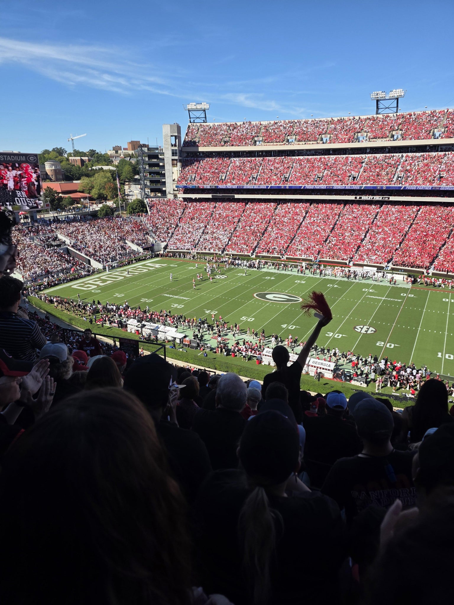 Real Fan View taken from Section 329 at Sanford Stadium by Vito G