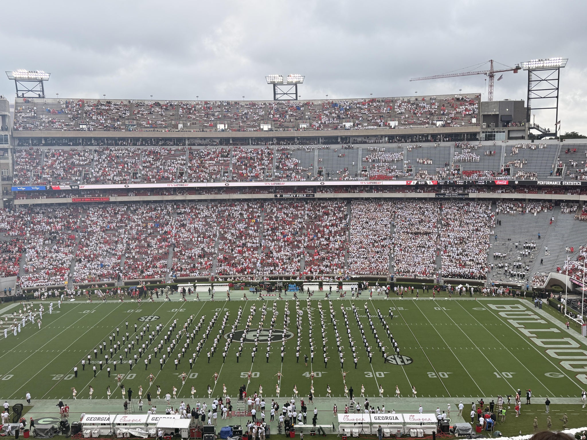 Vue réelle des fans prise de la Section 331 au site Sanford Stadium par Anonymous User