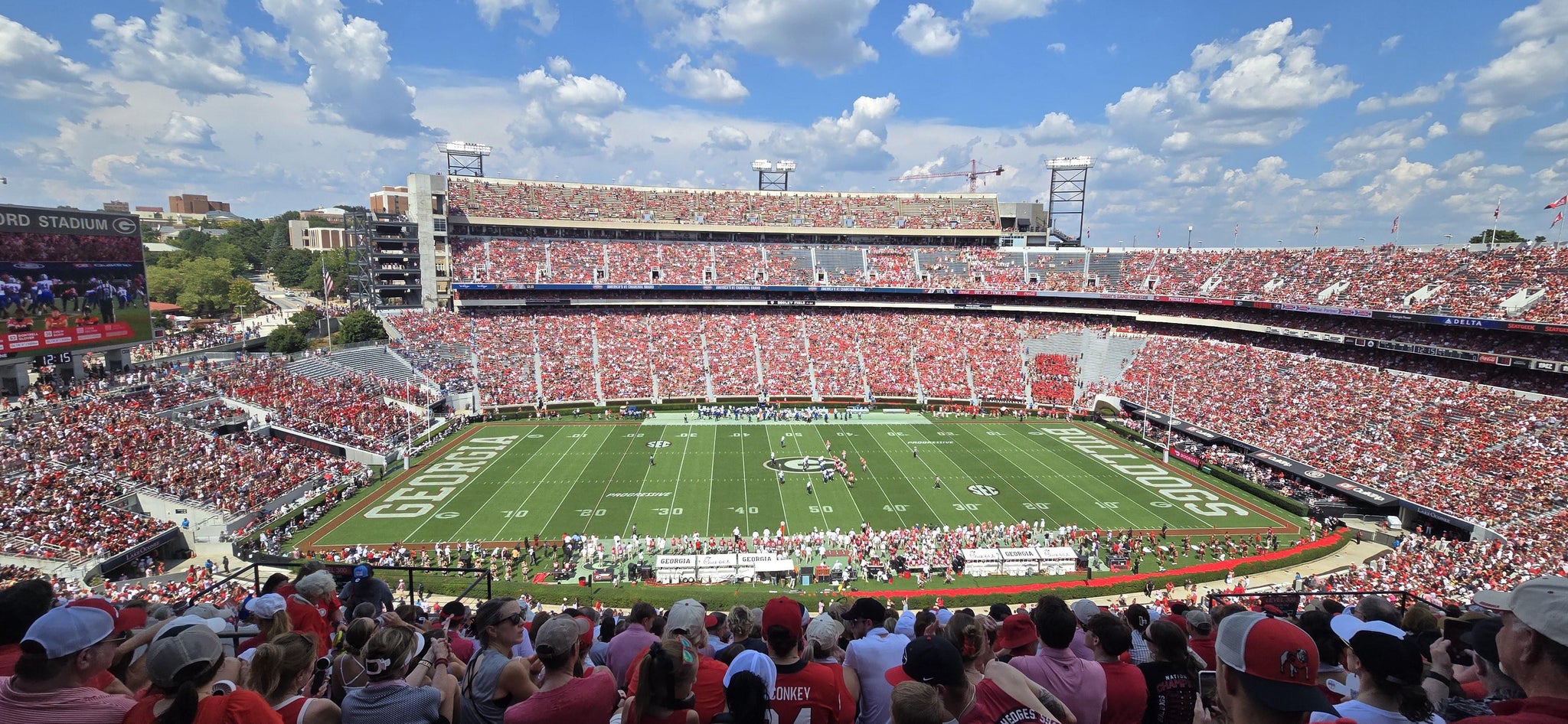 Real Fan View taken from Section 332 at Sanford Stadium by Ryan S