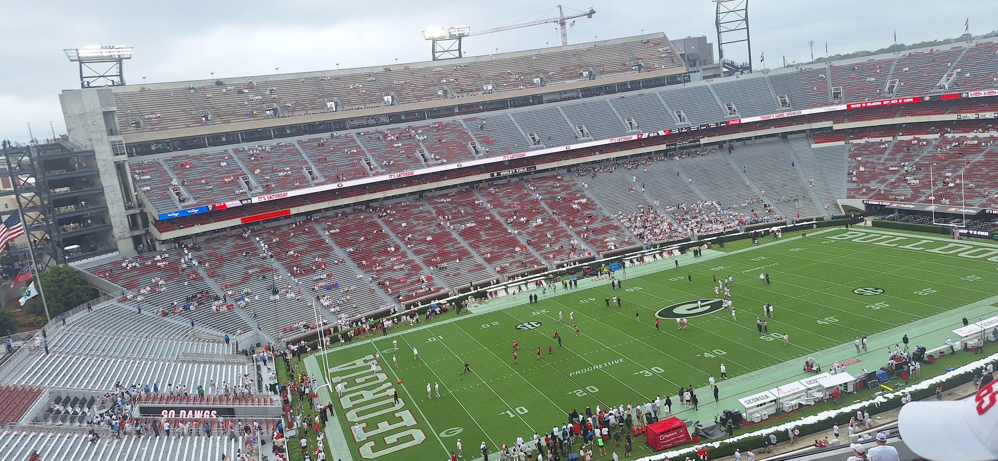 Vue réelle des fans prise de la Section 335 au site Sanford Stadium par Anonymous User