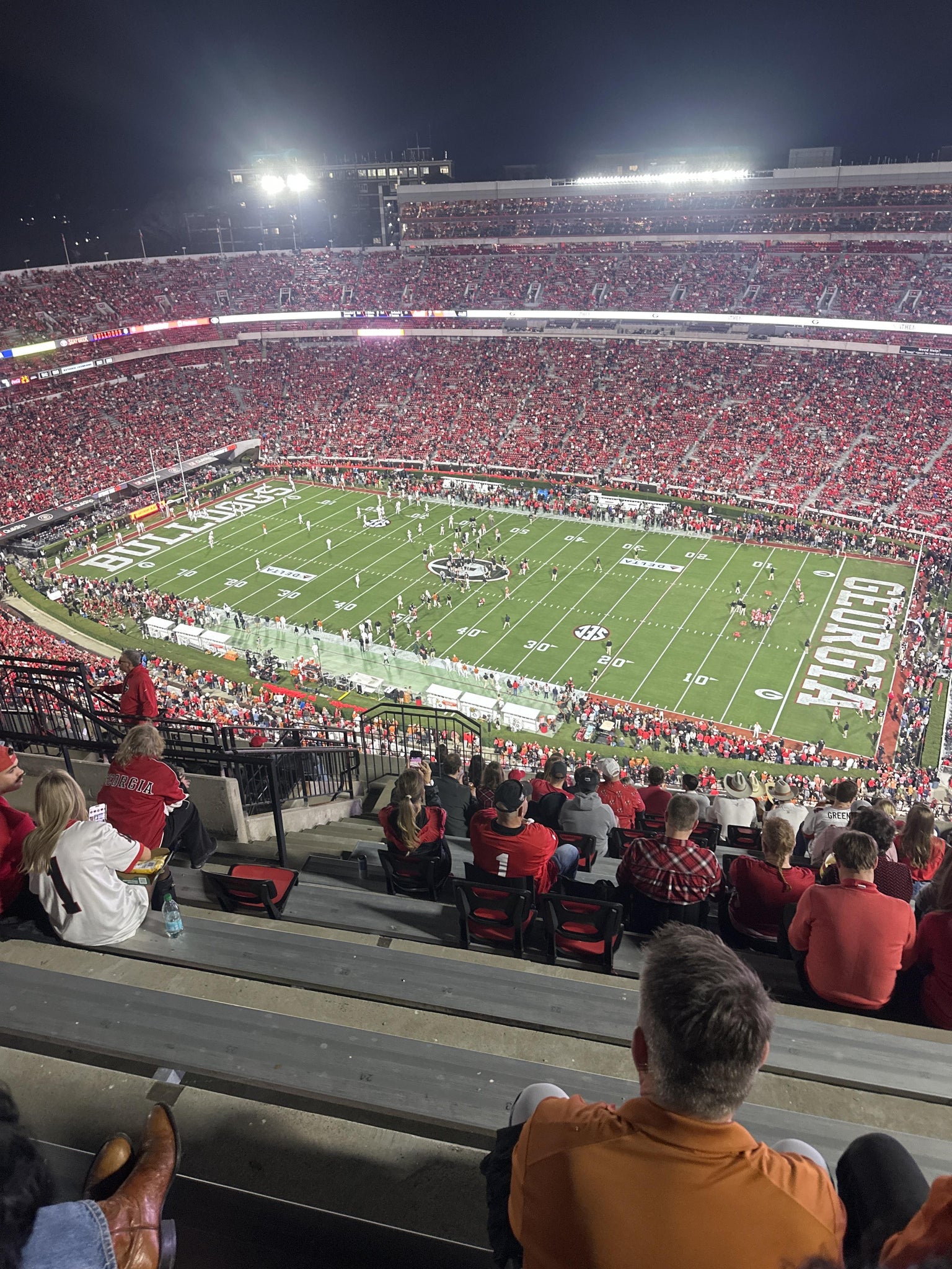 Real Fan View taken from Section 601 at Sanford Stadium by Kishlay S