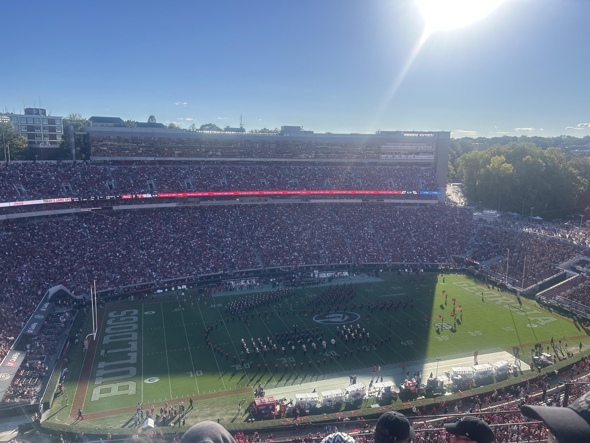Vue réelle des fans prise de la Section 610 au site Sanford Stadium par Anonymous User